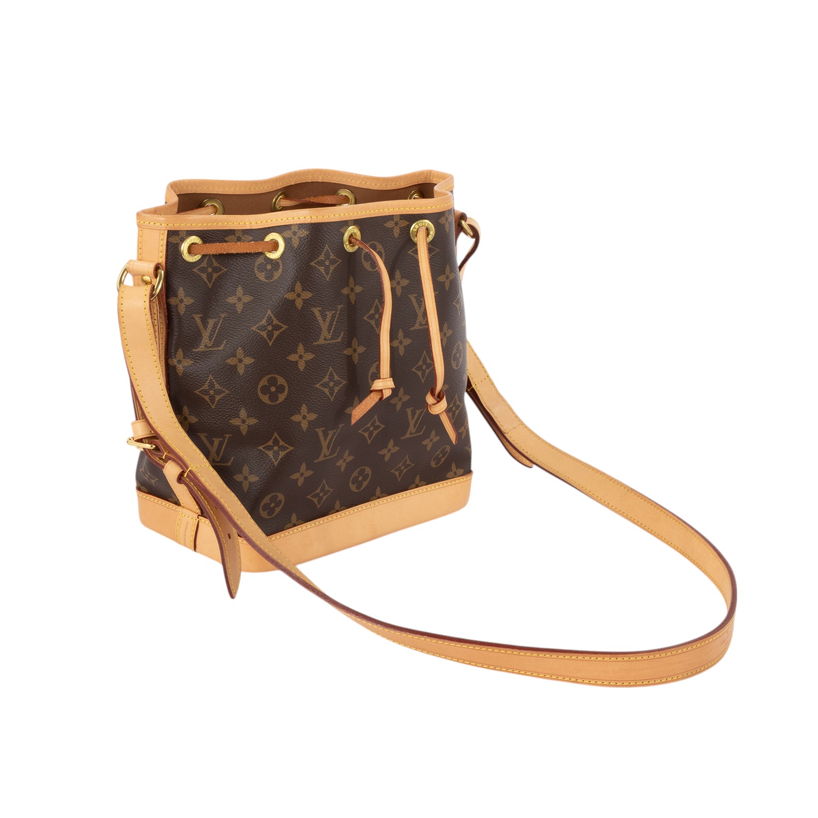 路易威登 LOUIS VUITTON Noé BB 原花 束口水桶包 M40817 晶片款 原花NOE BB 防塵袋