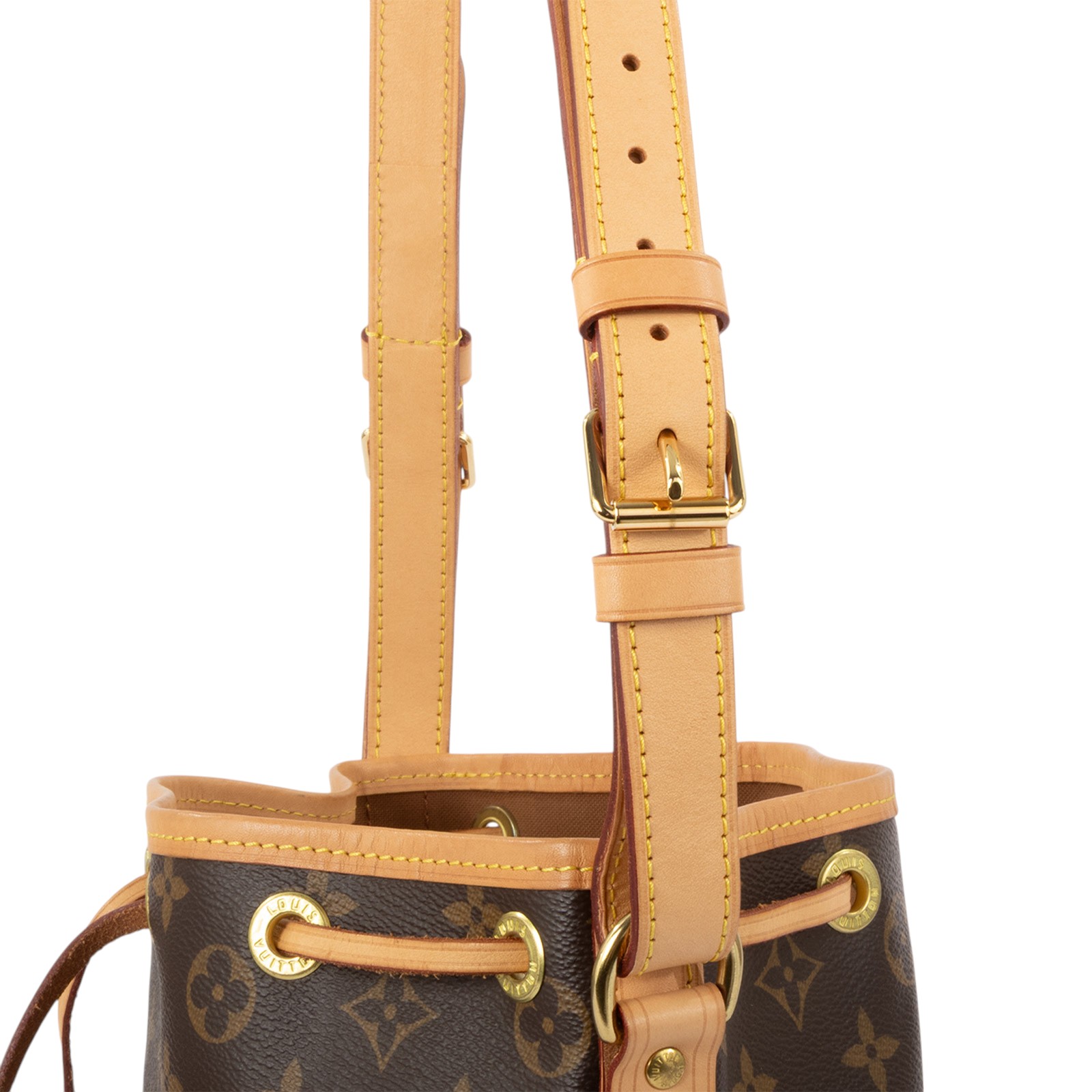 路易威登 LOUIS VUITTON Noé BB 原花 束口水桶包 M40817 晶片款 原花NOE BB 防塵袋