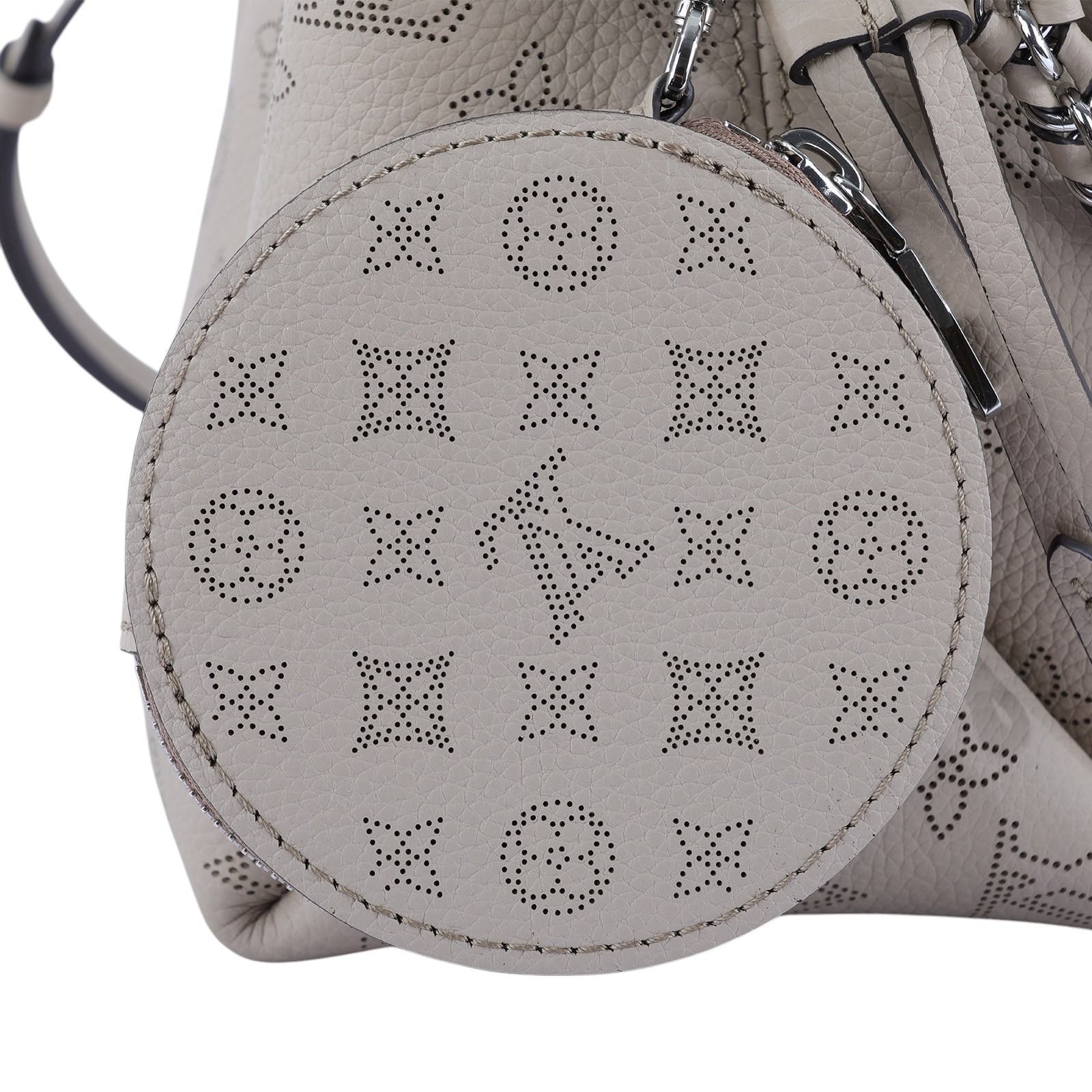 路易威登 LOUIS VUITTON Bella 水桶袋 手提包 灰色 M57201 晶片款 灰原花Bella Mahina水桶包 防塵袋/原廠盒子/購買證明