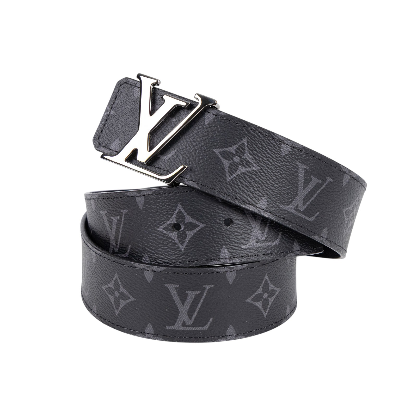 路易威登 LOUIS VUITTON LV Initiales 40毫米 雙面皮帶 M9043U 黑原花INITIALES 40毫米雙面皮帶 防塵袋/原廠盒子