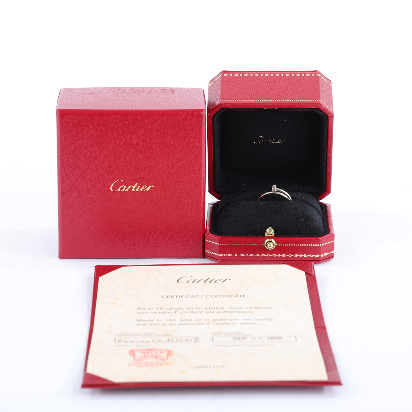 卡地亞 CARTIER Juste un Clou 戒指 小型款 B4226054 WG 釘子戒指 原廠盒子/保書