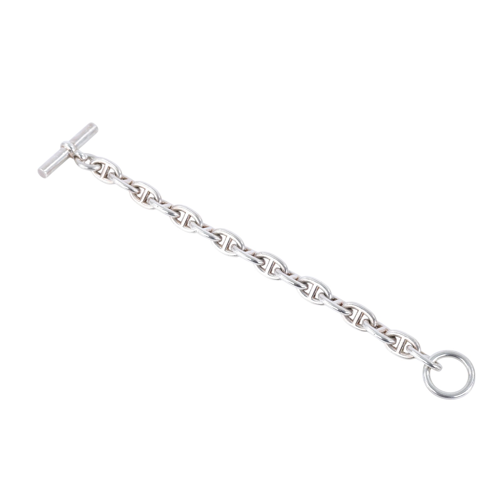 愛馬仕 Hermès Chaine dancre 手鍊 MM H101994Bv00016 22D497090 925銀豬鼻手鍊 原廠盒子