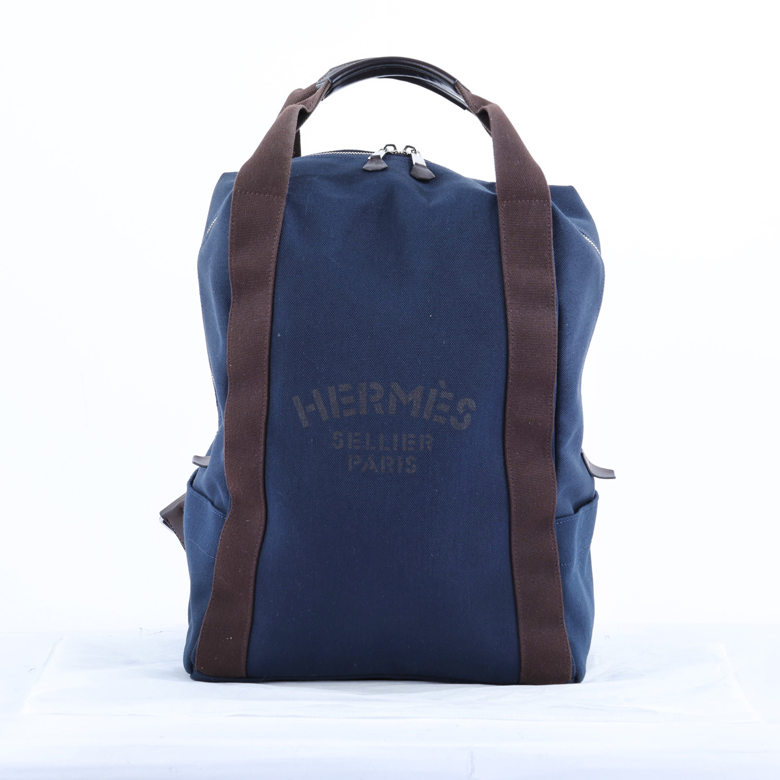 愛馬仕 Hermès Groom背包 馬術系列 H800642EKAB  深藍Groom背包 無附屬品