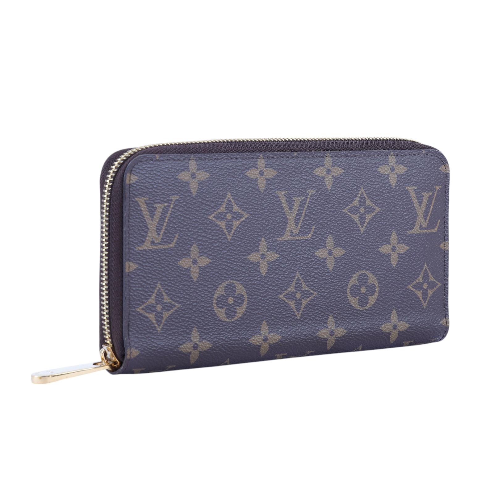 路易威登 LOUIS VUITTON 拉鏈錢包 Monogram帆布 棕色 M42616 晶片款 棕原花拉鍊長夾 防塵袋/原廠盒子