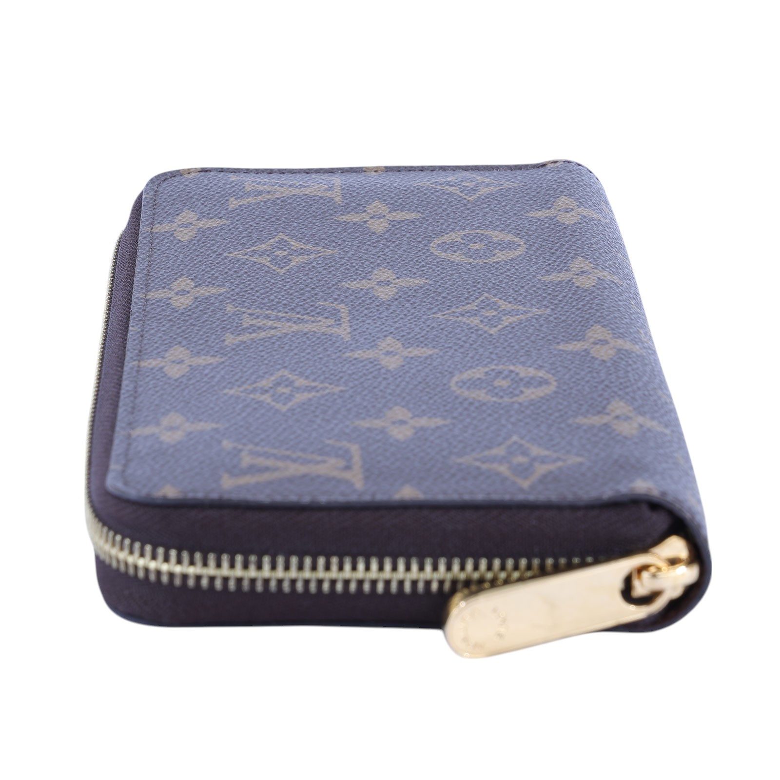 路易威登 LOUIS VUITTON 拉鏈錢包 Monogram帆布 棕色 M42616 晶片款 棕原花拉鍊長夾 防塵袋/原廠盒子