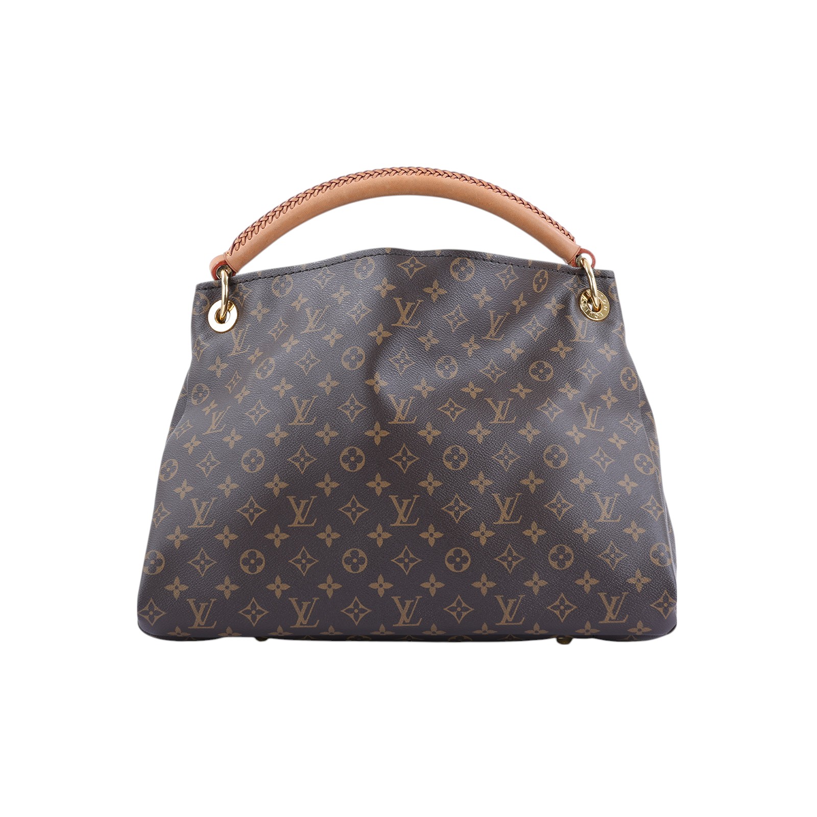 路易威登 LOUIS VUITTON Artsy MM 手提包 經典帆布 M40249 棕原花ARTSY MM 無附屬品
