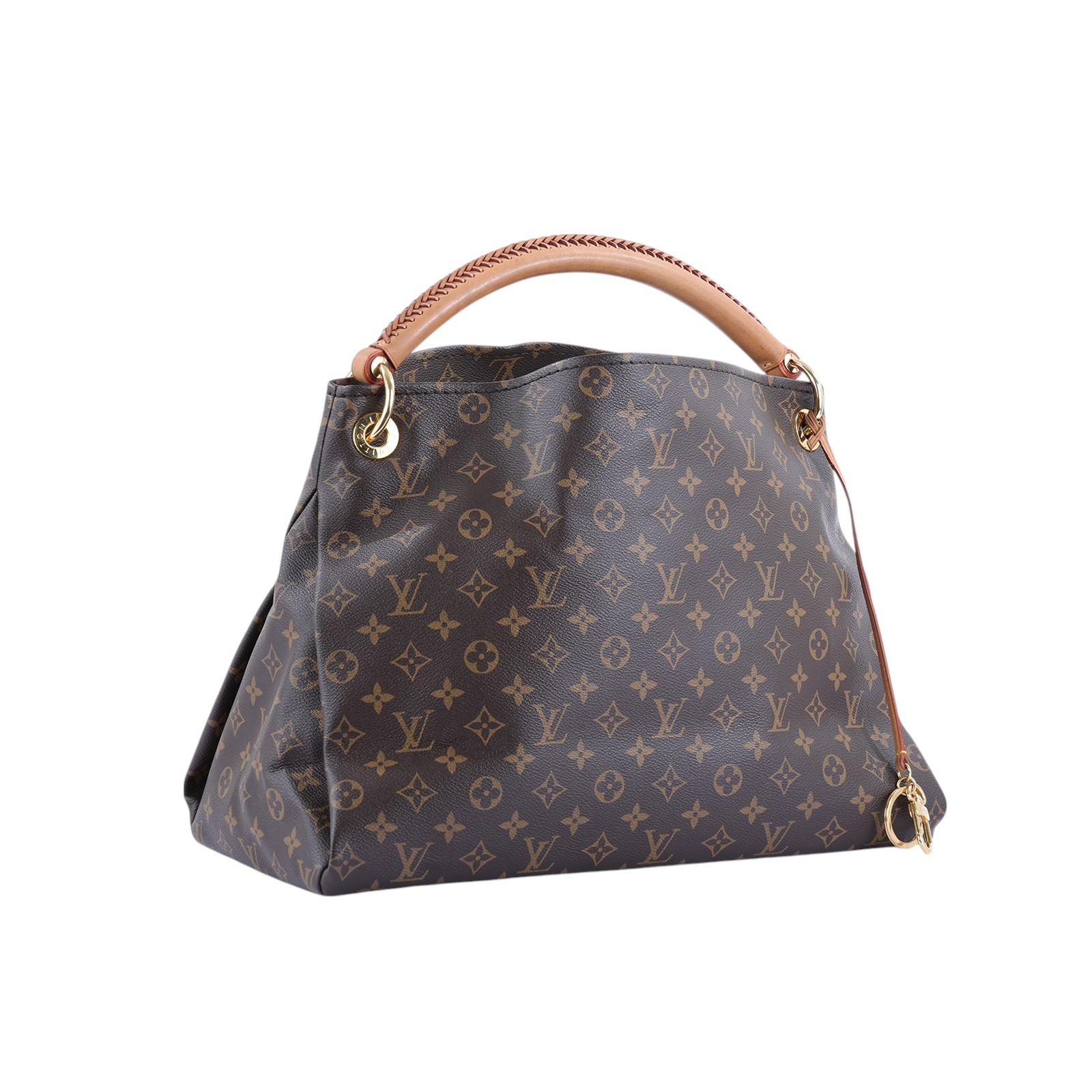 路易威登 LOUIS VUITTON Artsy MM 手提包 經典帆布 M40249 棕原花ARTSY MM 無附屬品