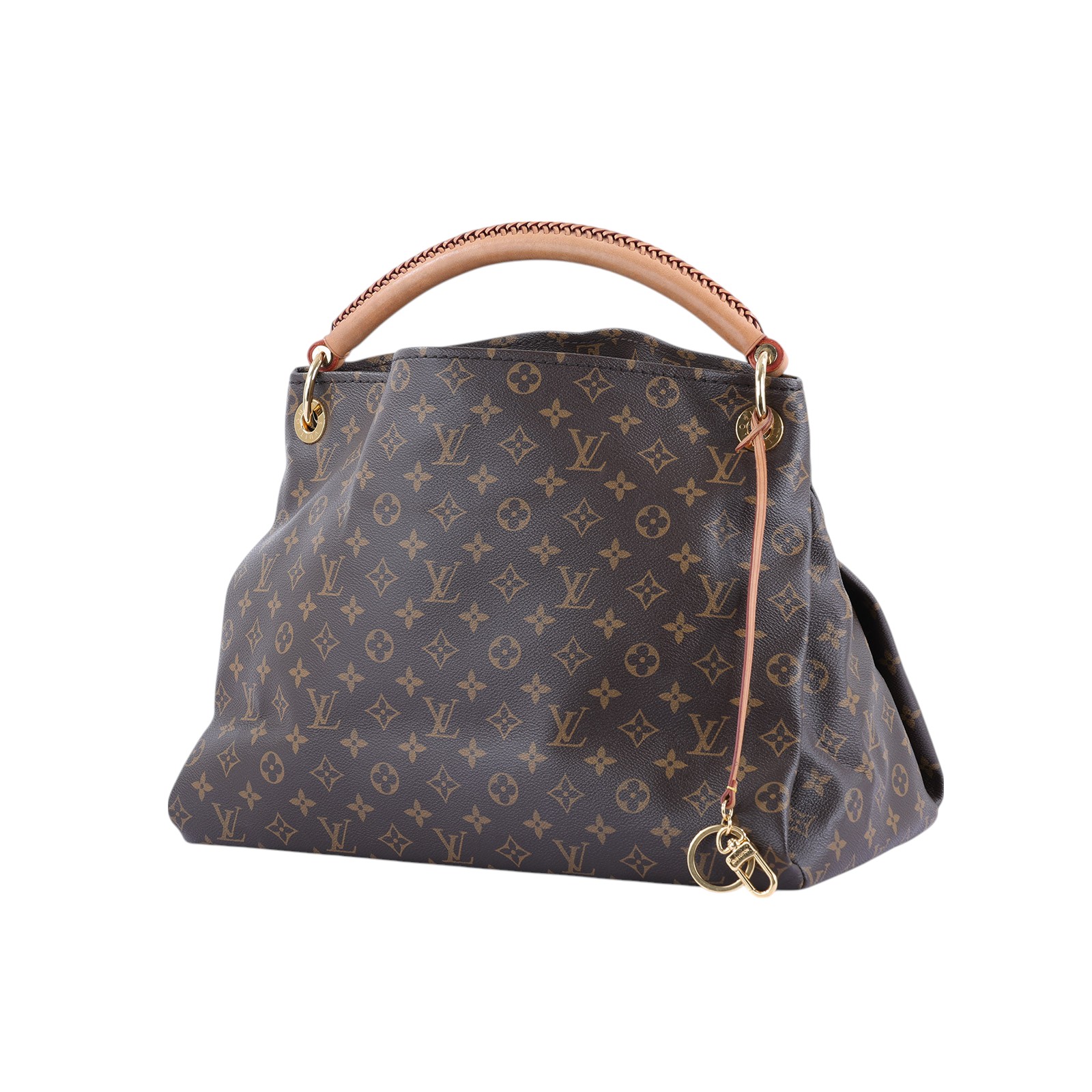路易威登 LOUIS VUITTON Artsy MM 手提包 經典帆布 M40249 棕原花ARTSY MM 無附屬品