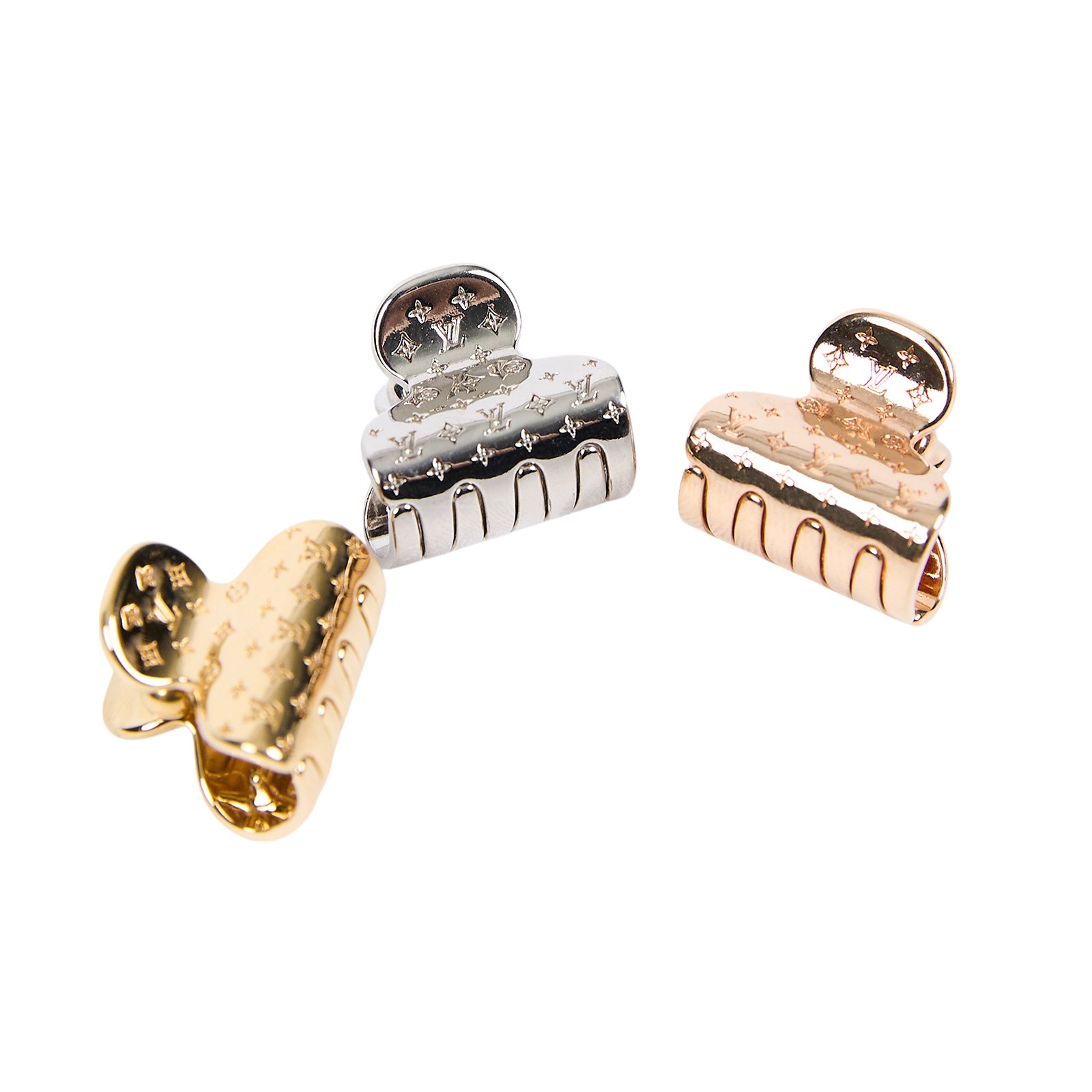 路易威登 LOUIS VUITTON Nanogram 髮夾組 M68940 Nanogram Hair Clip Set 三色髮夾 無附屬品