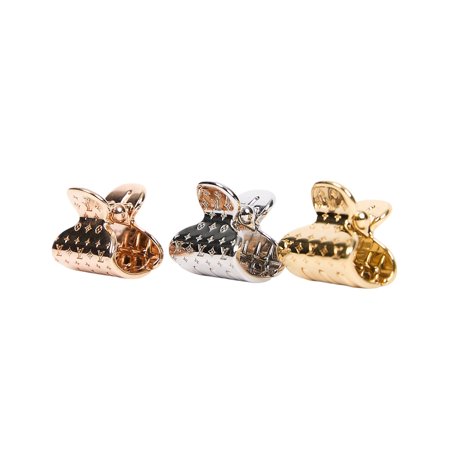 路易威登 LOUIS VUITTON Nanogram 髮夾組 M68940 Nanogram Hair Clip Set 三色髮夾 無附屬品