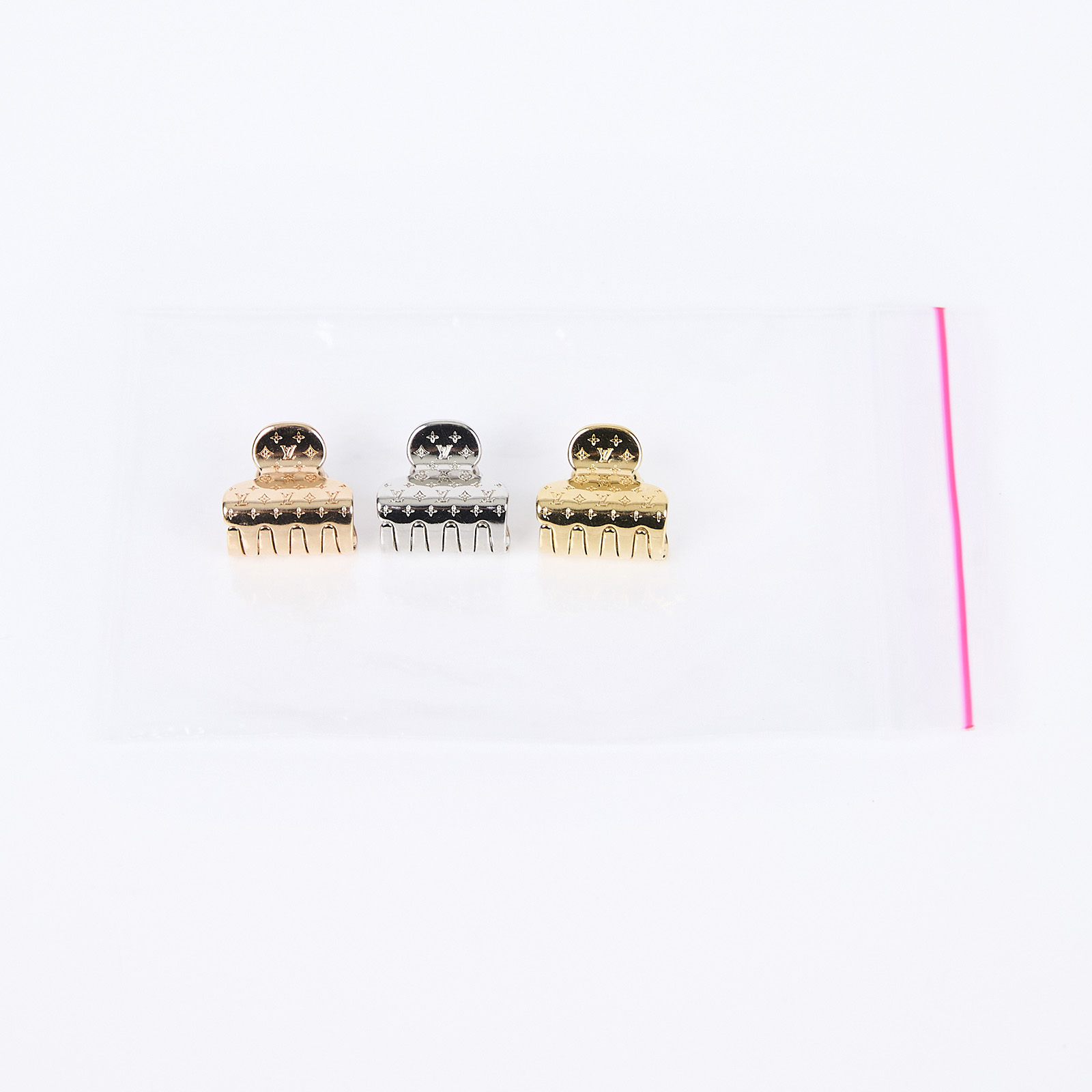 路易威登 LOUIS VUITTON Nanogram 髮夾組 M68940 Nanogram Hair Clip Set 三色髮夾 無附屬品