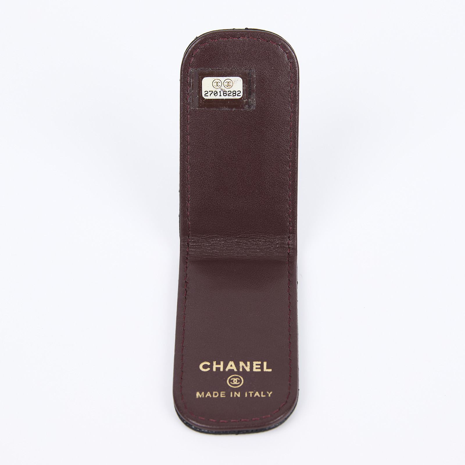 香奈兒 CHANEL 錢包 鈔票夾 A80801 27開黑金荔枝鈔票夾 無附屬品