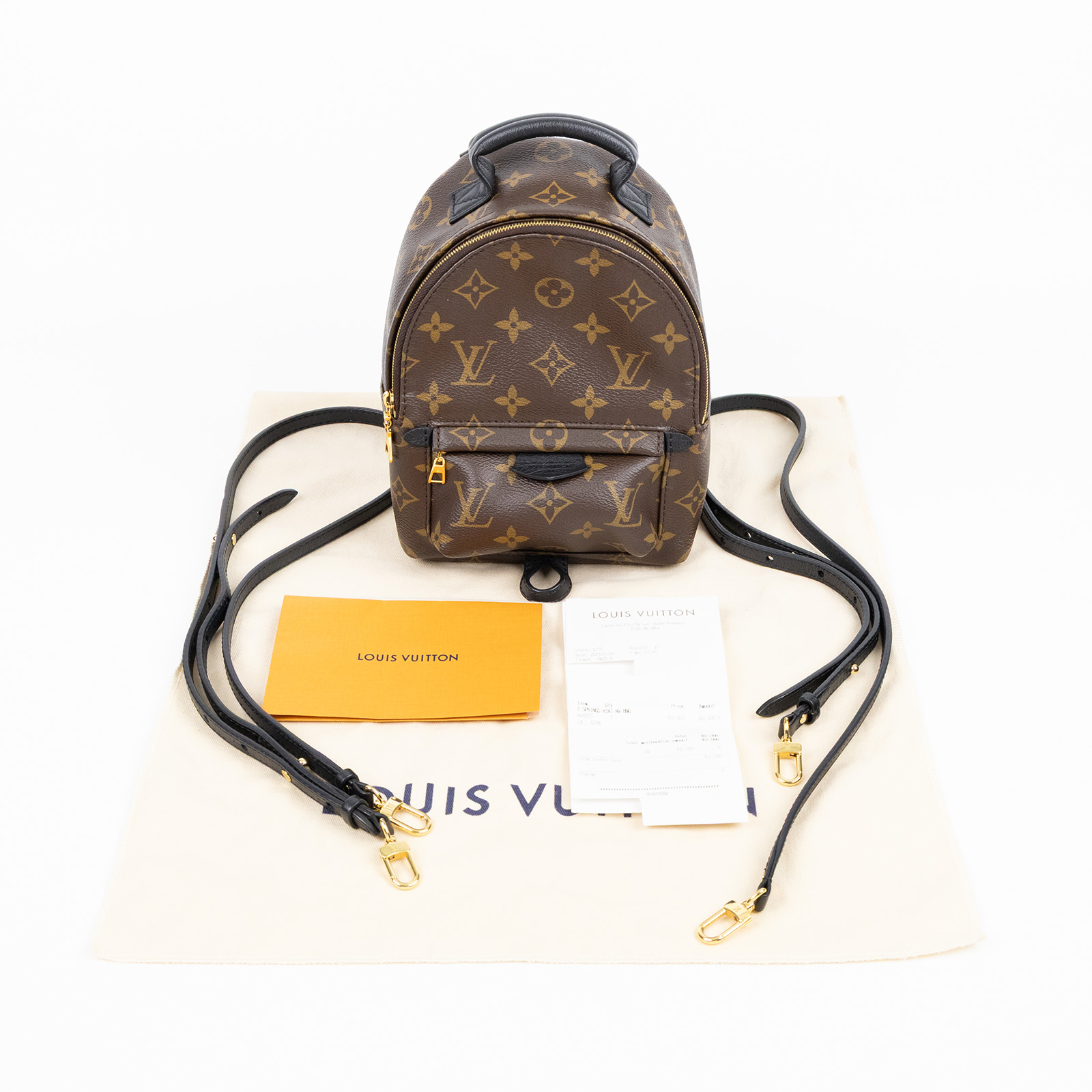 路易威登 LOUIS VUITTON Palm Springs Mini 迷你 後背包 M44873 晶片款  防塵袋/購買證明/背帶2