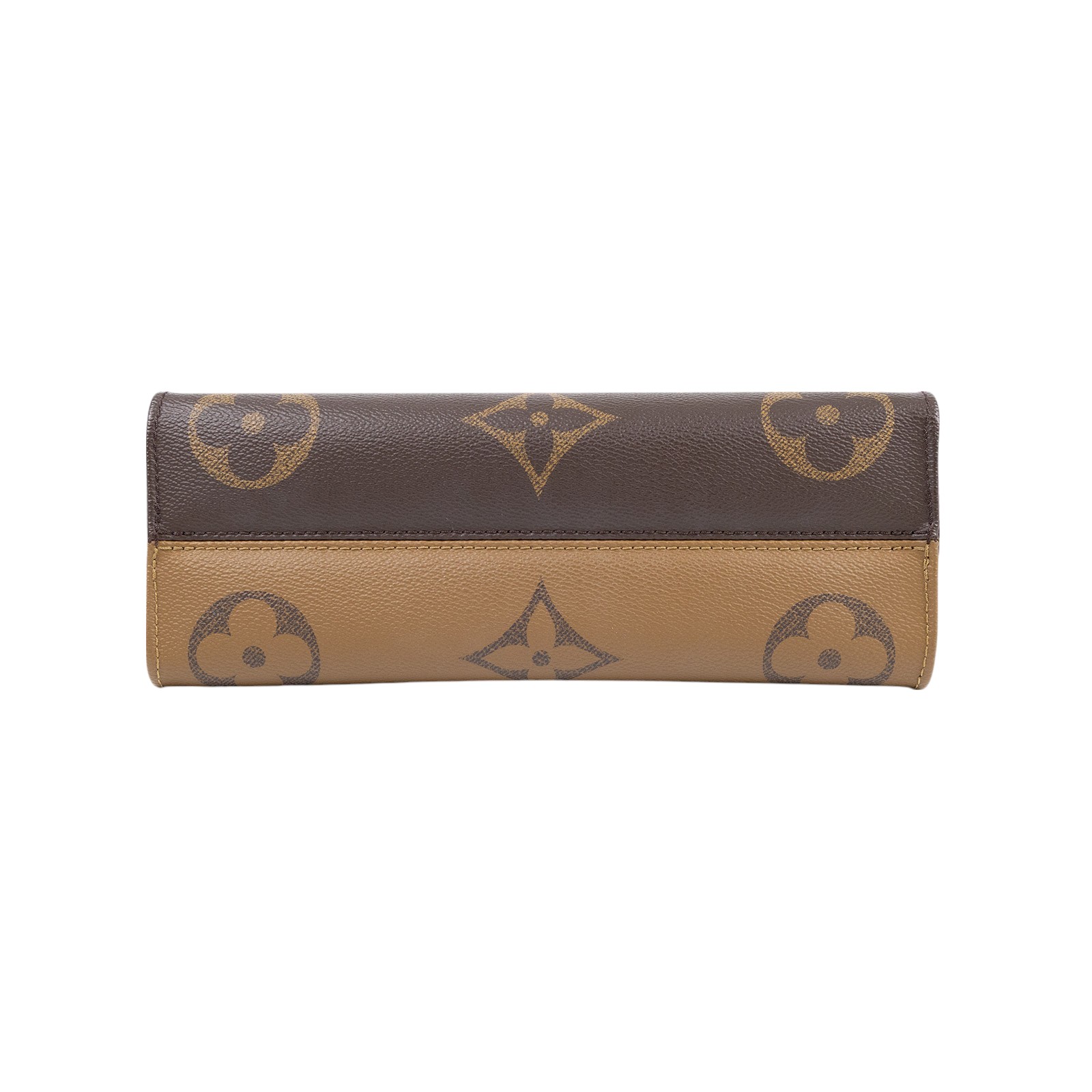 路易威登 LOUIS VUITTON OnTheGo East West 皮革飾邊 經典帆布 手提 斜背包 M46653 晶片款  原廠盒子/防塵袋/購買證明/背帶/內袋