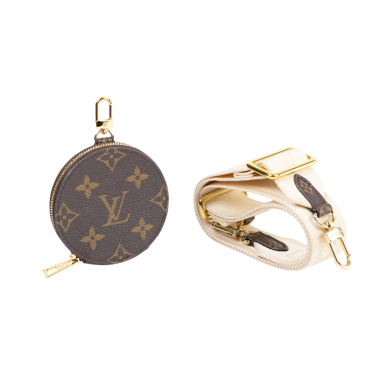路易威登 LOUIS VUITTON OnTheGo East West 皮革飾邊 經典帆布 手提 斜背包 M46653 晶片款  原廠盒子/防塵袋/購買證明/背帶/內袋