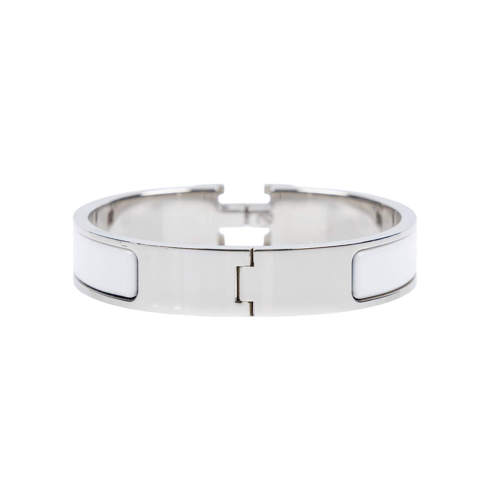 愛馬仕 Hermès Clic H PM 手環 CLICHBPM F1 02 04 白銀CLIC H手環 無附屬品