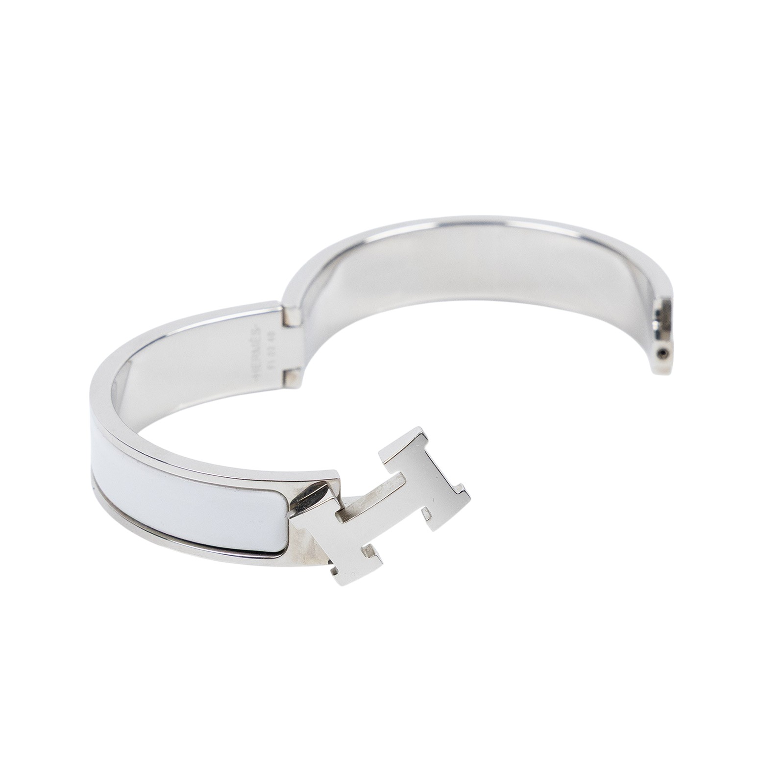 愛馬仕 Hermès Clic H PM 手環 CLICHBPM F1 02 04 白銀CLIC H手環 無附屬品