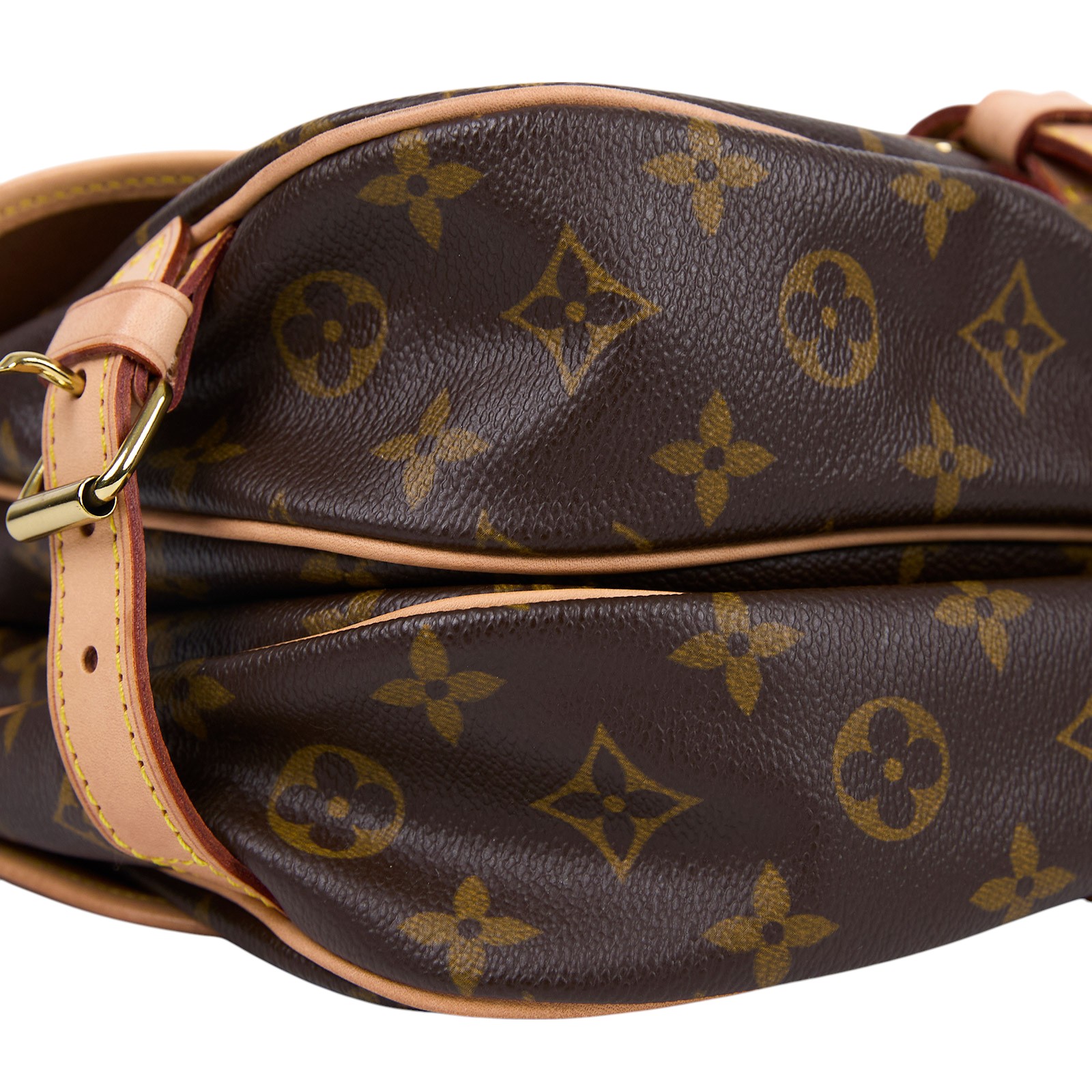 路易威登 LOUIS VUITTON Saumur 30 馬鞍包 M42256 棕原花馬鞍包 防塵袋