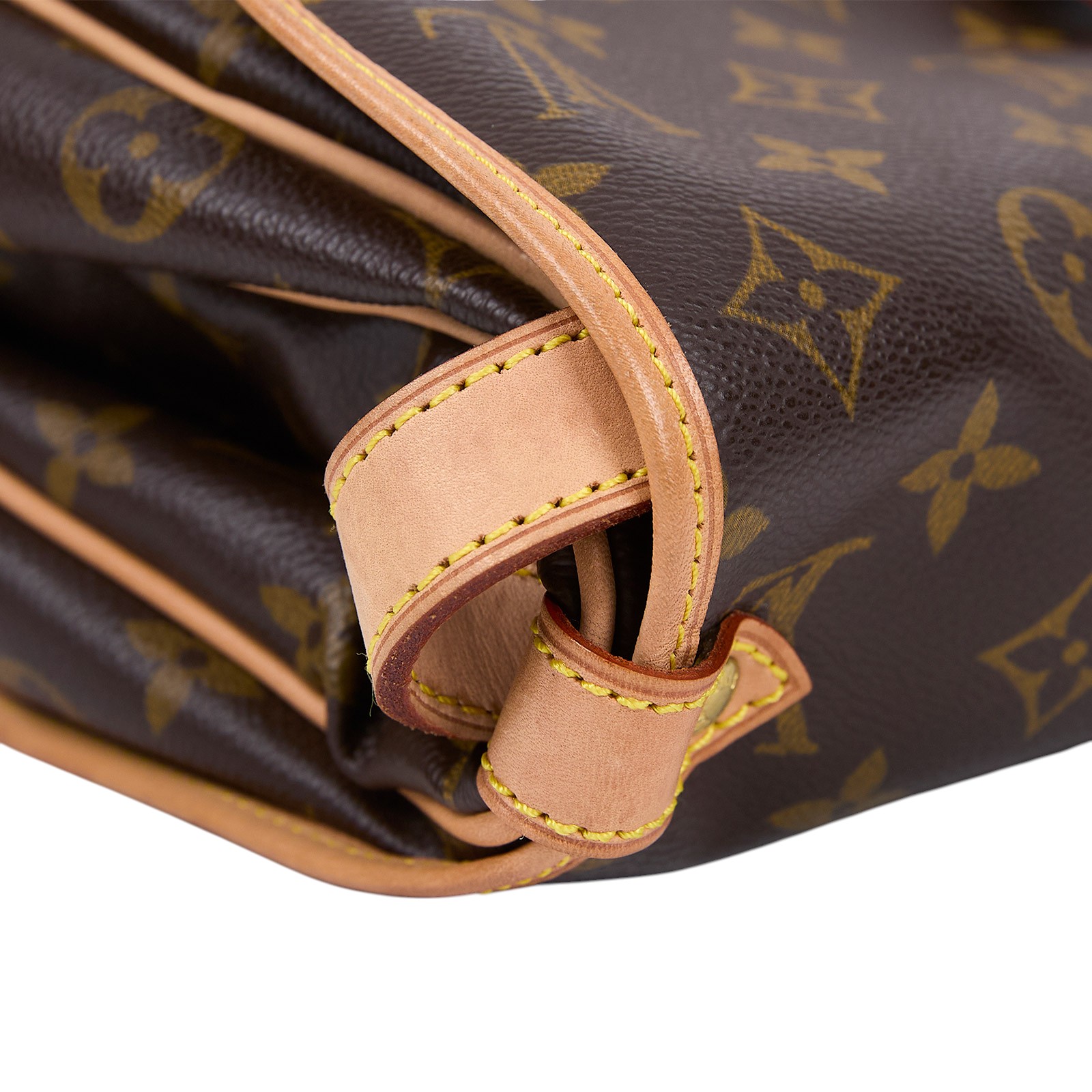 路易威登 LOUIS VUITTON Saumur 30 馬鞍包 M42256 棕原花馬鞍包 防塵袋