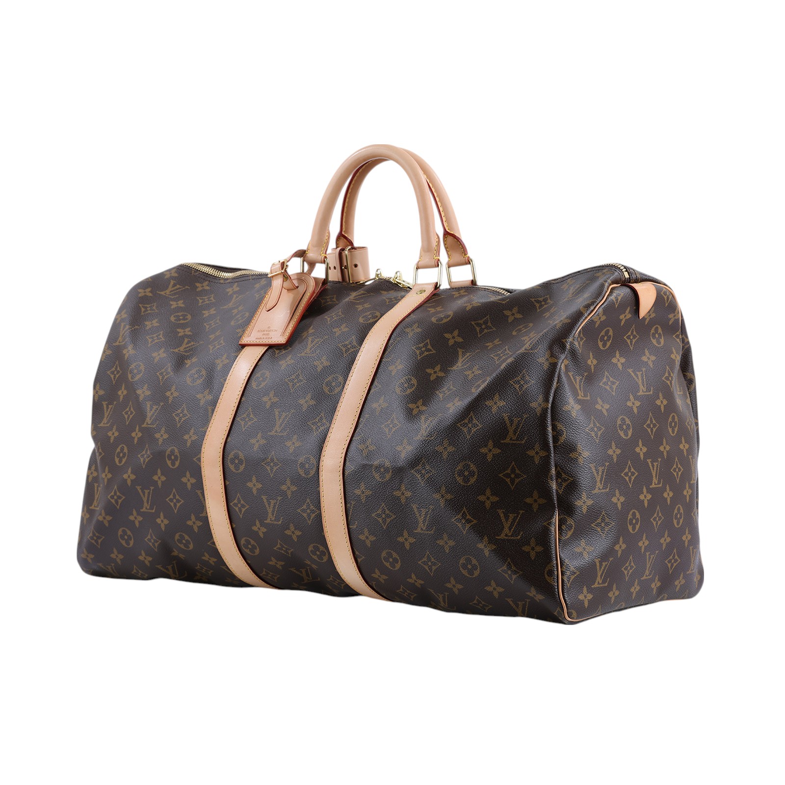 路易威登 LOUIS VUITTON Keepall Bandoulière 55 Monogram經典帆布 波士頓包  旅行袋 M41424  無附屬品