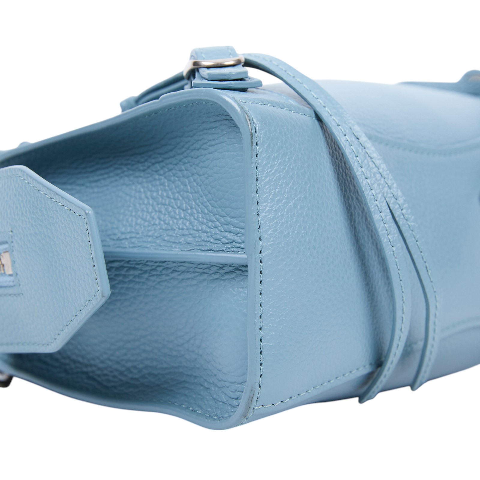 巴黎世家 BALENCIAGA Neo Calassic 迷你 機車包 63852415Y4Y 藍Neo City 牛皮迷你機車包 防塵袋