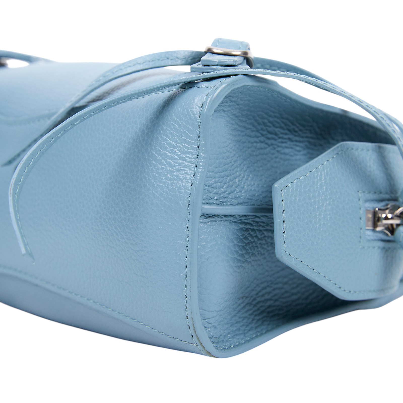 巴黎世家 BALENCIAGA Neo Calassic 迷你 機車包 63852415Y4Y 藍Neo City 牛皮迷你機車包 防塵袋