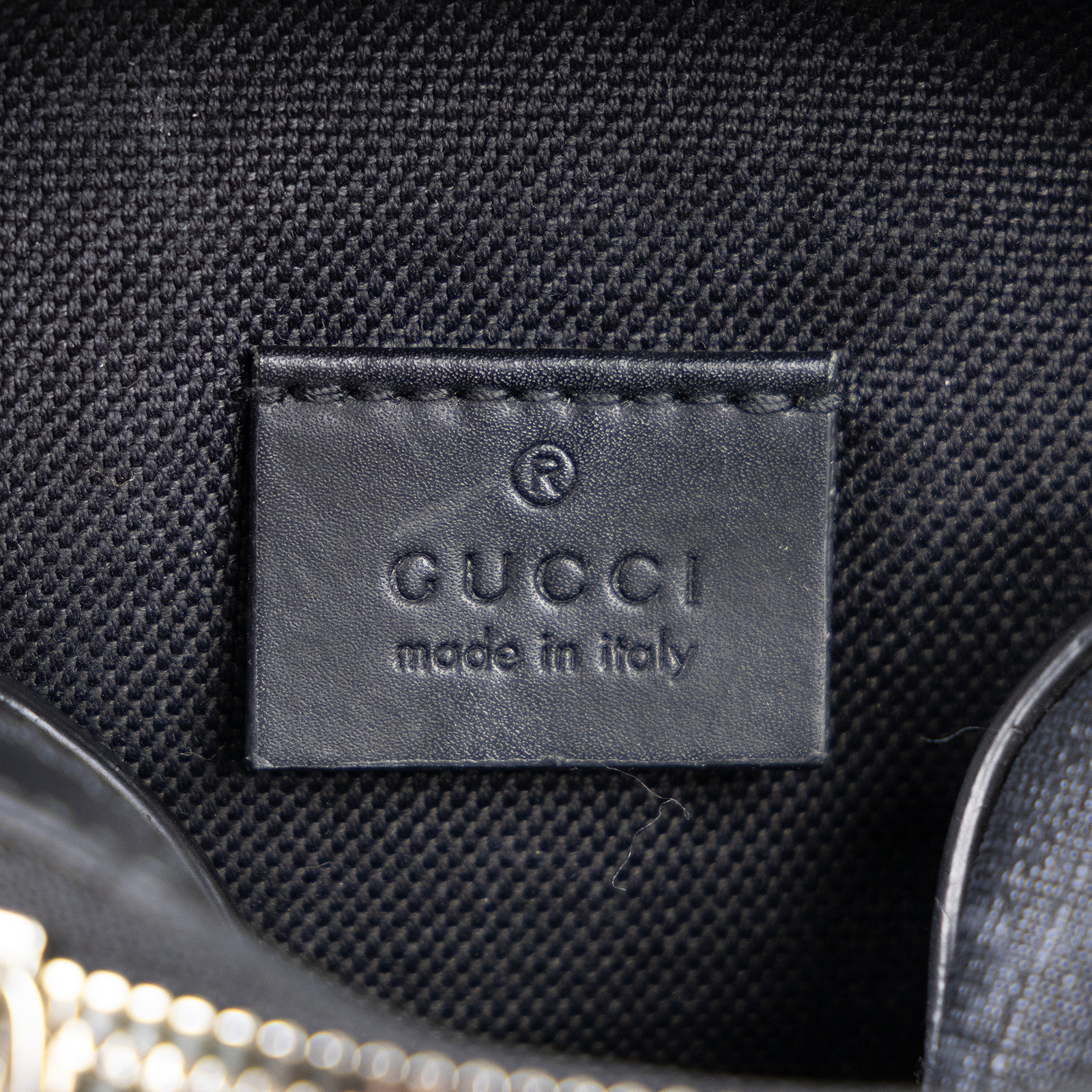 古馳 GUCCI GG 郵差包 598103 黑GG小斜背包 原廠盒子/防塵袋