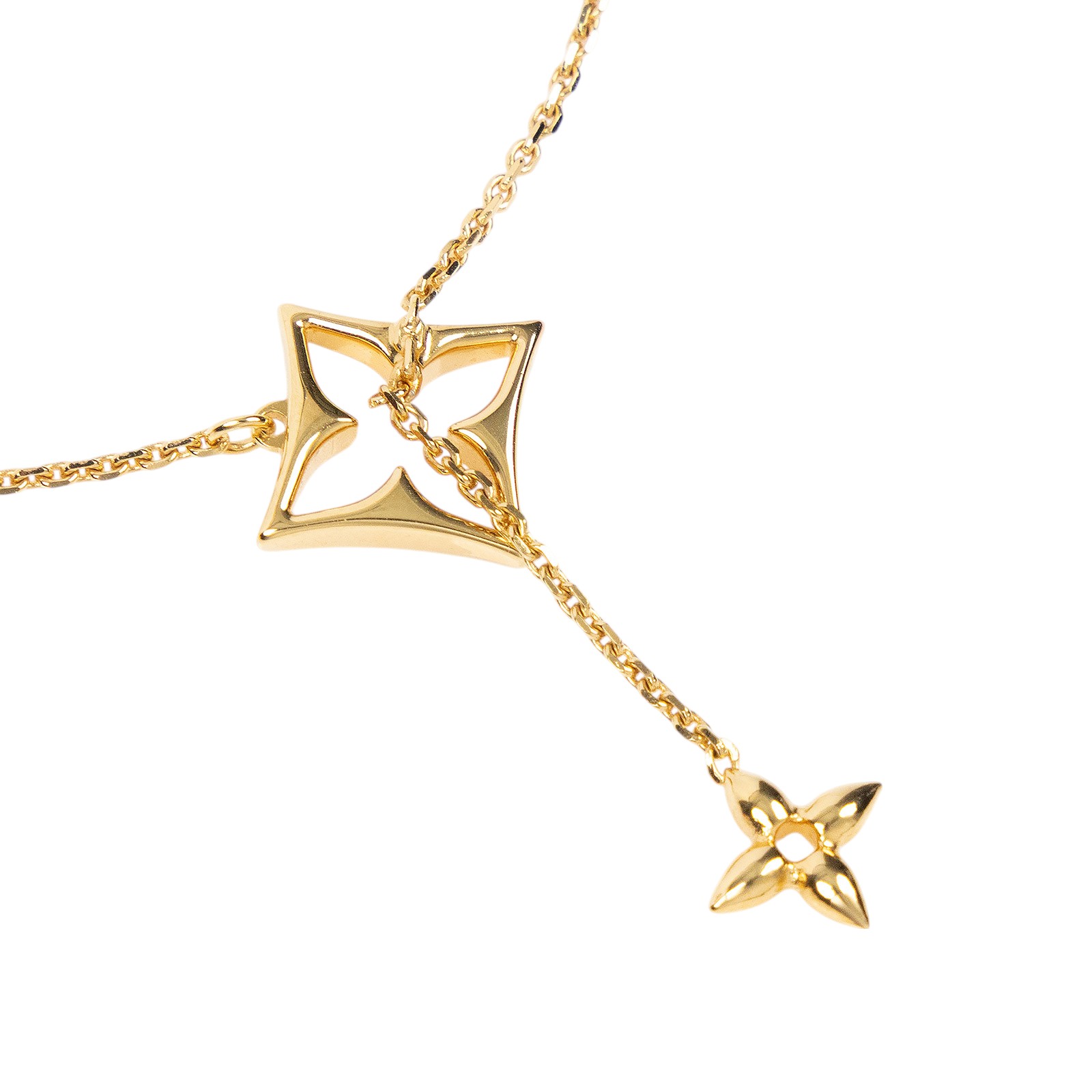 路易威登 LOUIS VUITTON LV Flowergram 項鏈 M01234 金Flowergram 經典花卉吊墜造型項鍊 原廠盒子/防塵袋