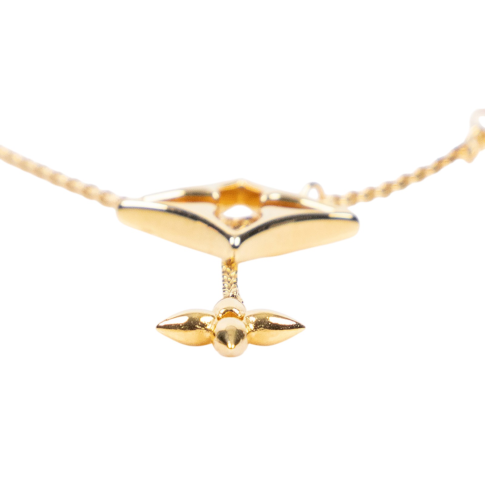 路易威登 LOUIS VUITTON LV Flowergram 項鏈 M01234 金Flowergram 經典花卉吊墜造型項鍊 原廠盒子/防塵袋