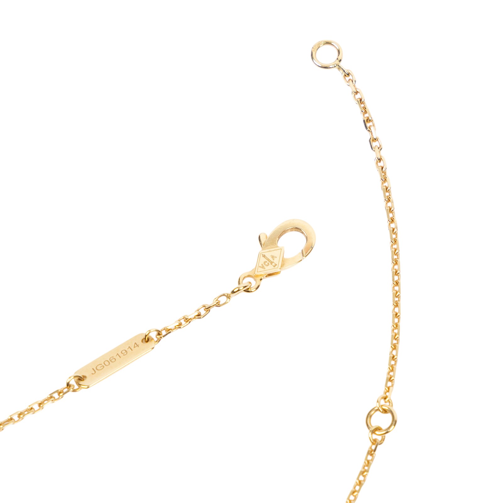 梵克雅寶 Van Cleef & Arpels Vintage Alhambra 吊墜 小型 璣鏤雕花 VCARP4KL00  原廠盒子/保書/購買證明