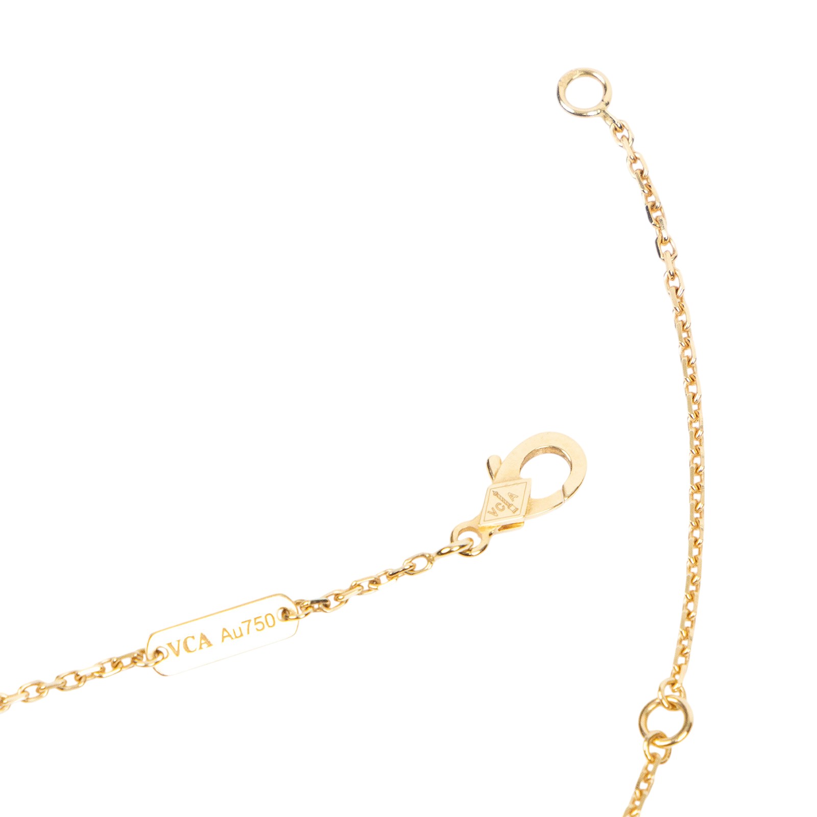 梵克雅寶 Van Cleef & Arpels Vintage Alhambra 吊墜 小型 璣鏤雕花 VCARP4KL00  原廠盒子/保書/購買證明