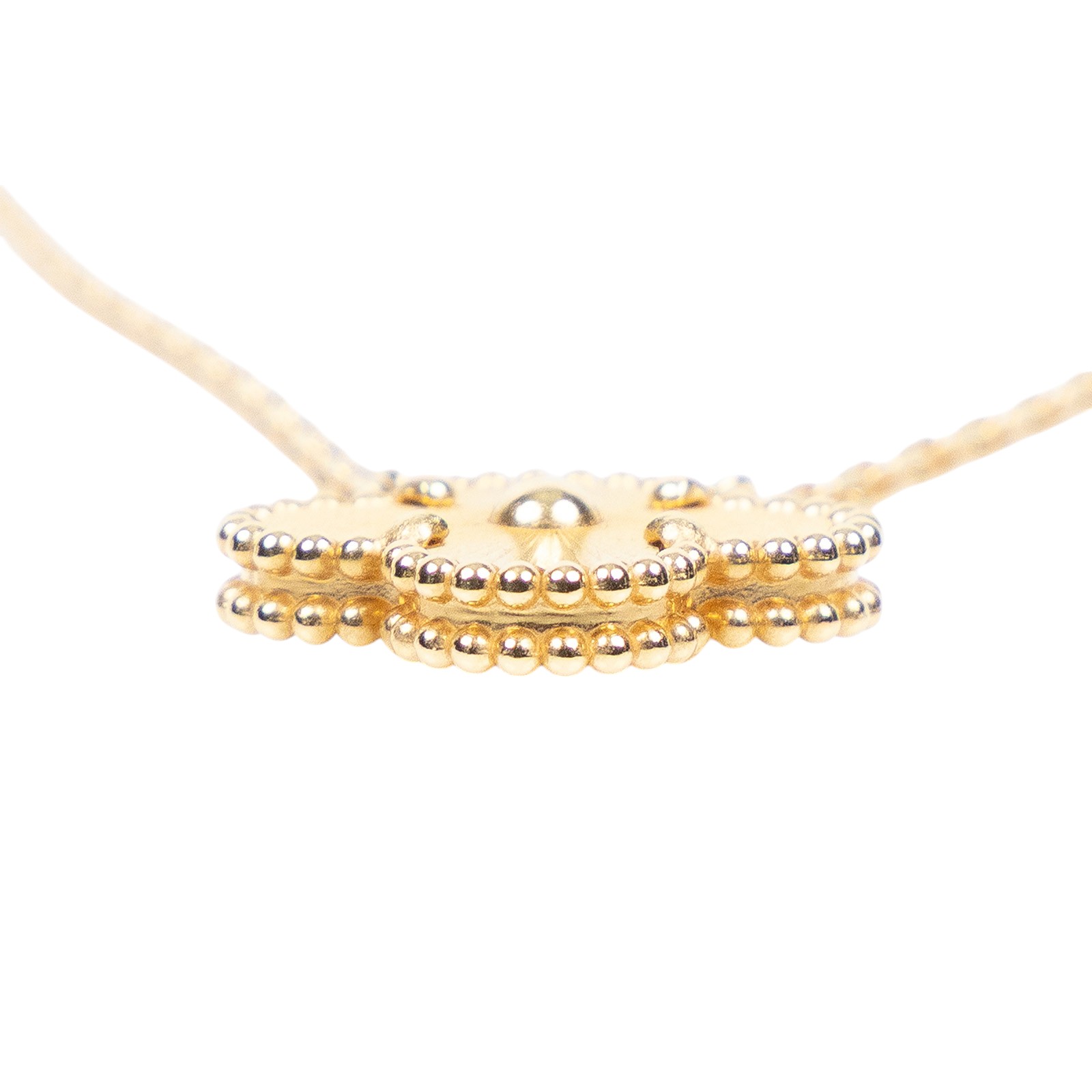 梵克雅寶 Van Cleef & Arpels Vintage Alhambra 吊墜 小型 璣鏤雕花 VCARP4KL00  原廠盒子/保書/購買證明