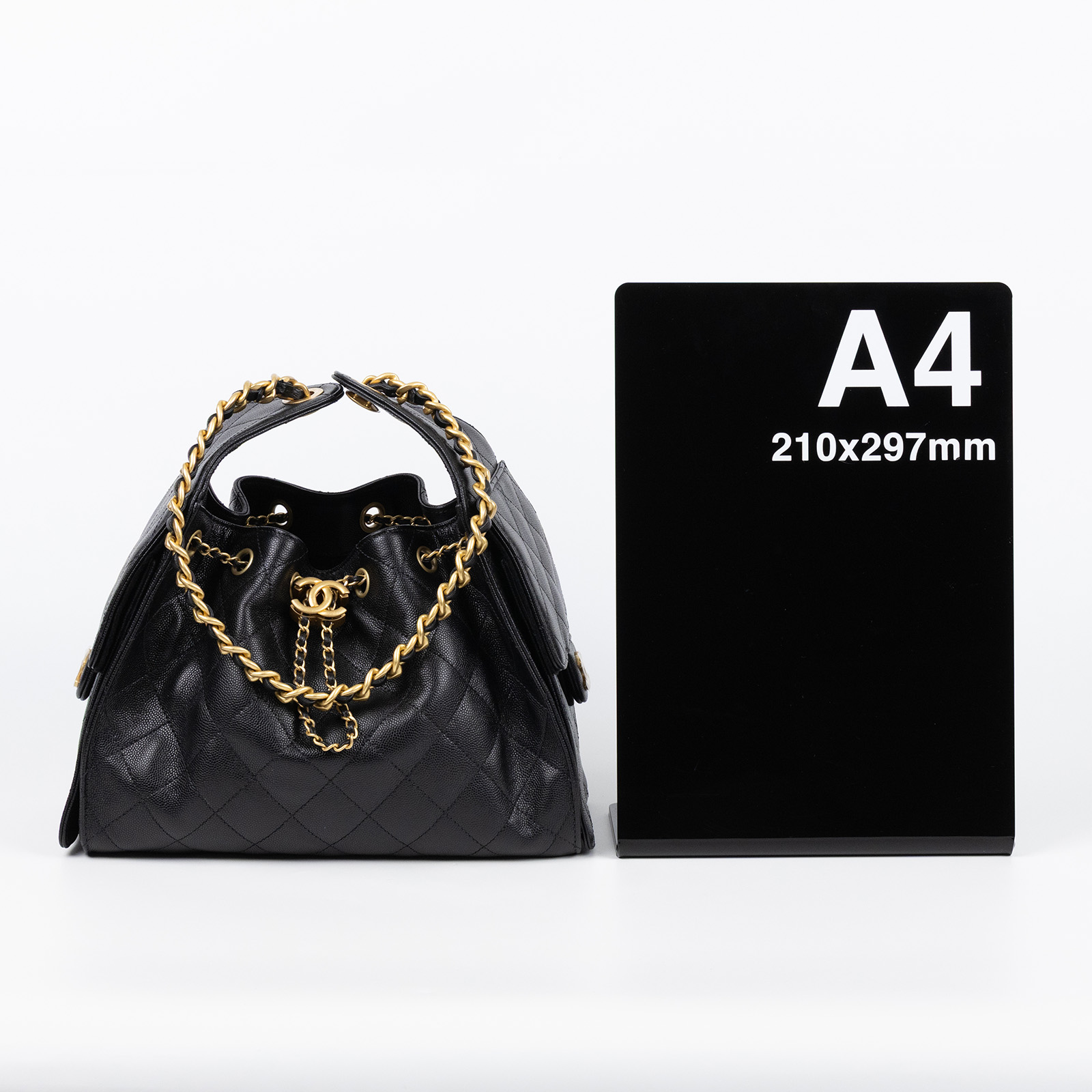 香奈兒 CHANEL 25 小型包 AS5293 晶片款 黑色金釦25小型HOBO 原廠盒子