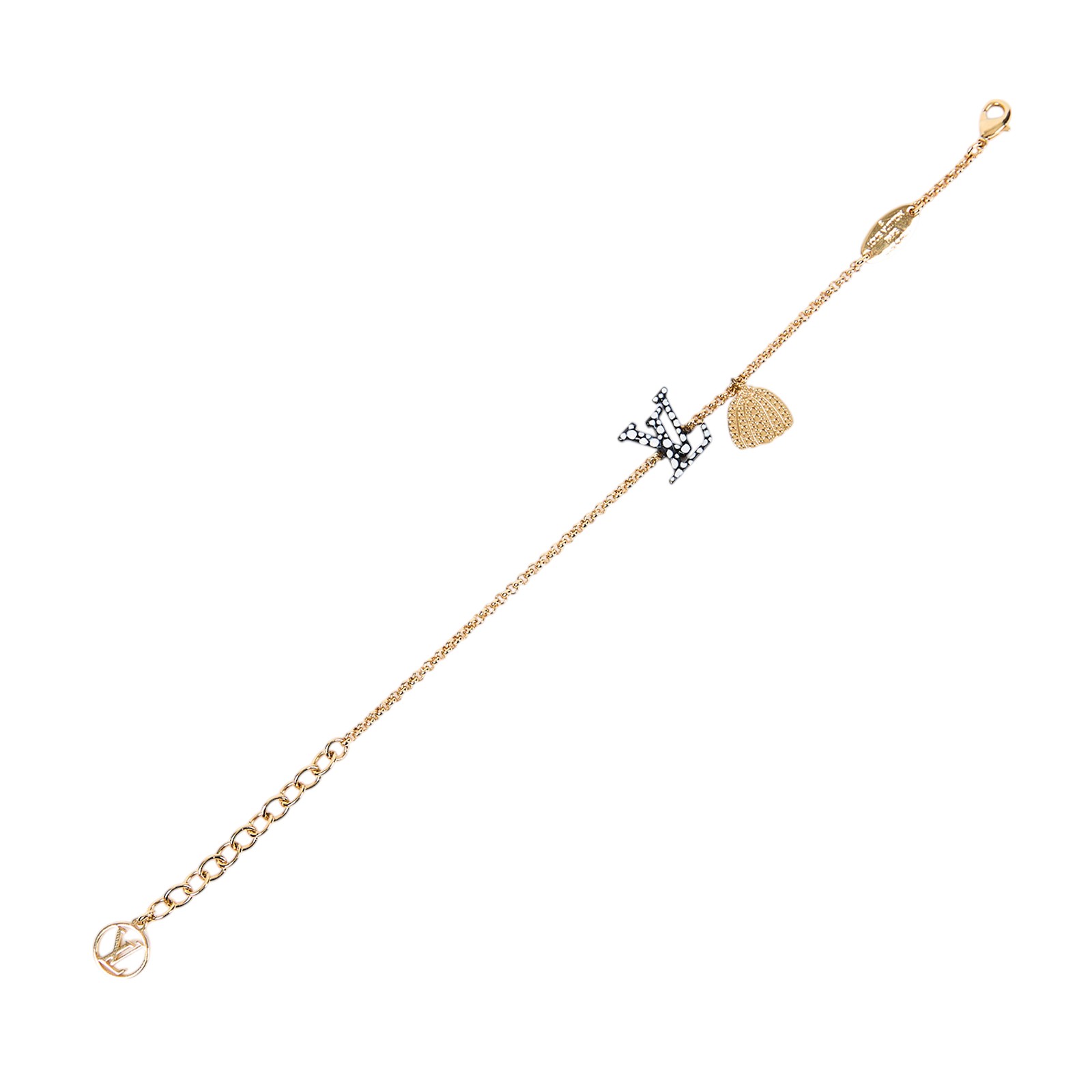 路易威登 LOUIS VUITTON 草間彌生聯名 手鍊 M0969A 黑白色聯名草間彌生南瓜手鍊 防塵袋