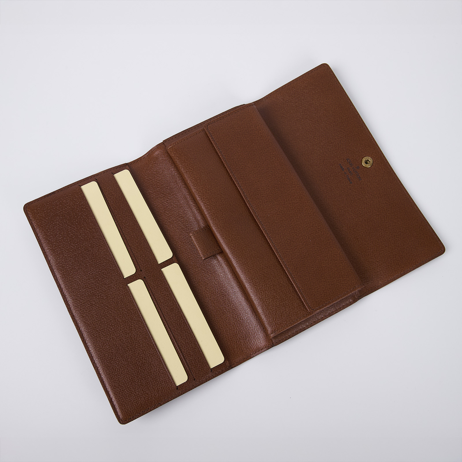 路易威登 LOUIS VUITTON Portefeuille International 錢包 長夾 M61217 原花三折長夾 原廠盒子