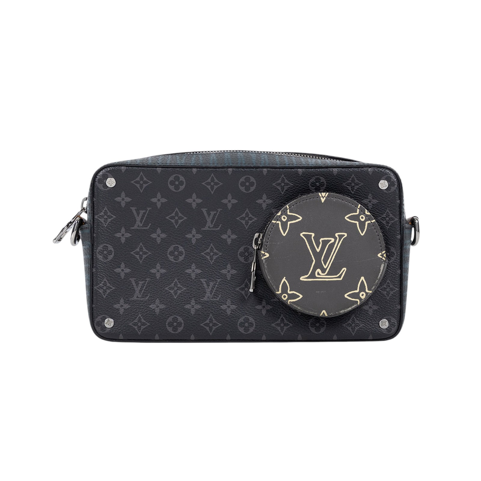 路易威登 LOUIS VUITTON Volga 肩背包 M69688 黑原花Volga On Strap 原廠盒子/防塵袋/購買證明