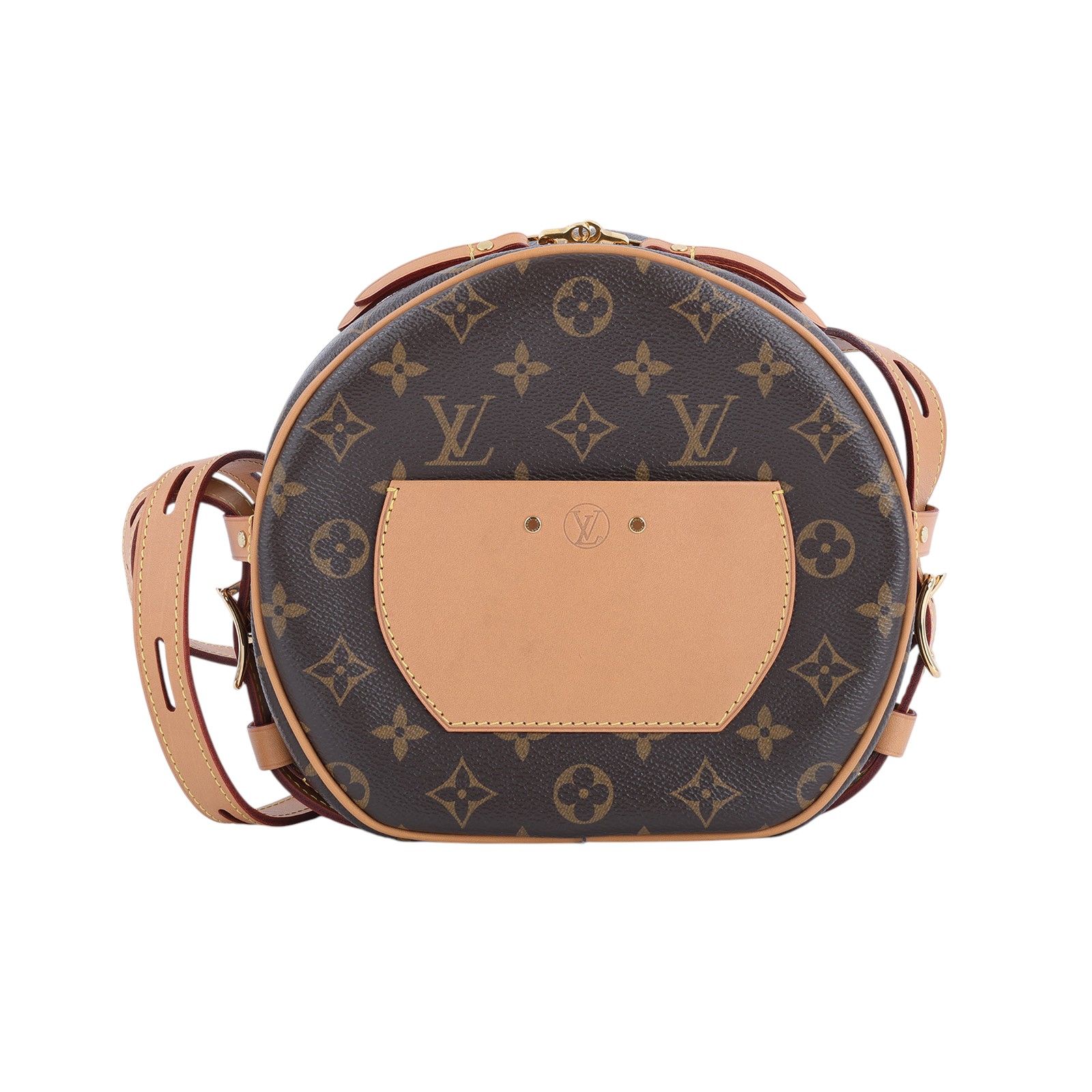 路易威登 LOUIS VUITTON Boite Chapeau Souple  經典帆布 肩背圓餅包 M52294 原花軟圓餅包 防塵袋/鎖組