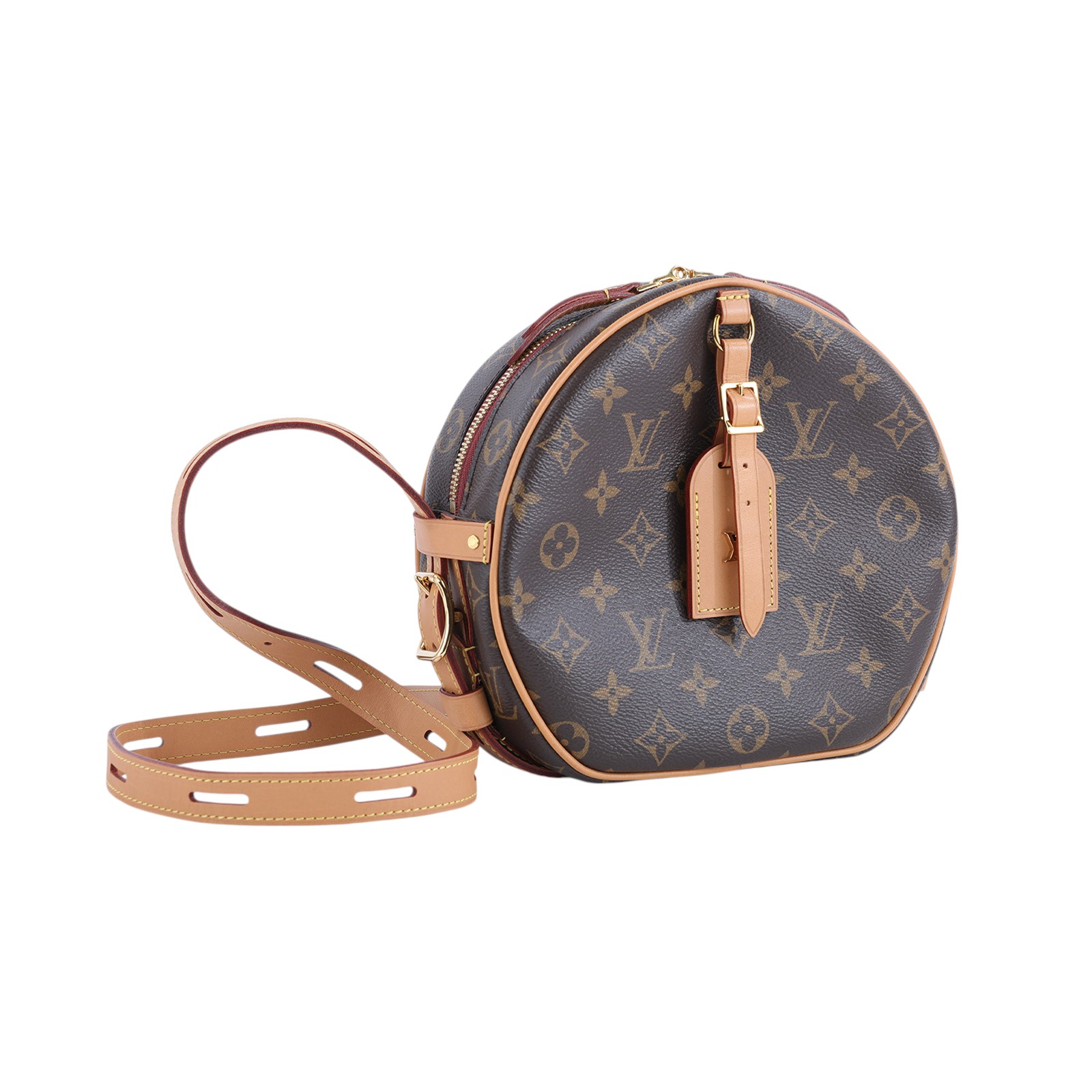 路易威登 LOUIS VUITTON Boite Chapeau Souple  經典帆布 肩背圓餅包 M52294 原花軟圓餅包 防塵袋/鎖組