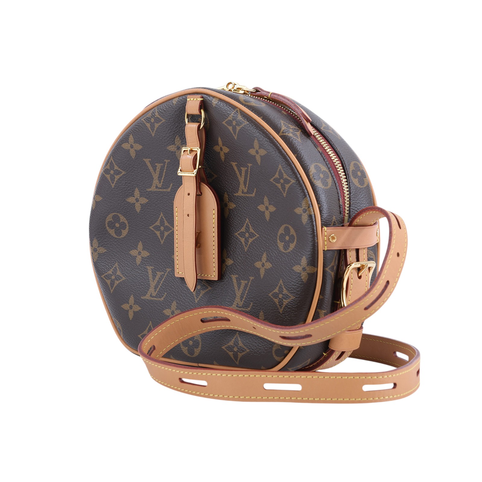 路易威登 LOUIS VUITTON Boite Chapeau Souple  經典帆布 肩背圓餅包 M52294 原花軟圓餅包 防塵袋/鎖組