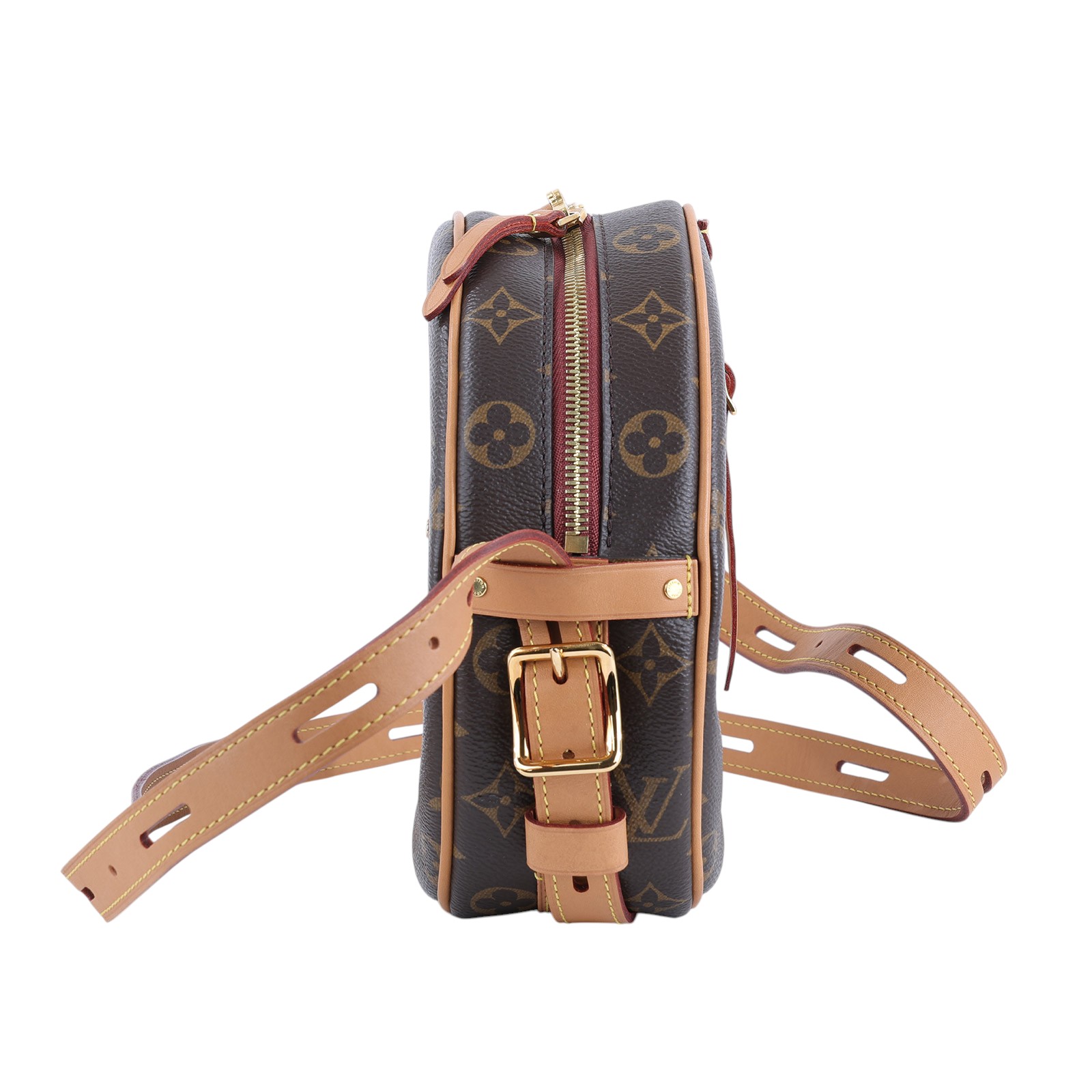 路易威登 LOUIS VUITTON Boite Chapeau Souple  經典帆布 肩背圓餅包 M52294 原花軟圓餅包 防塵袋/鎖組