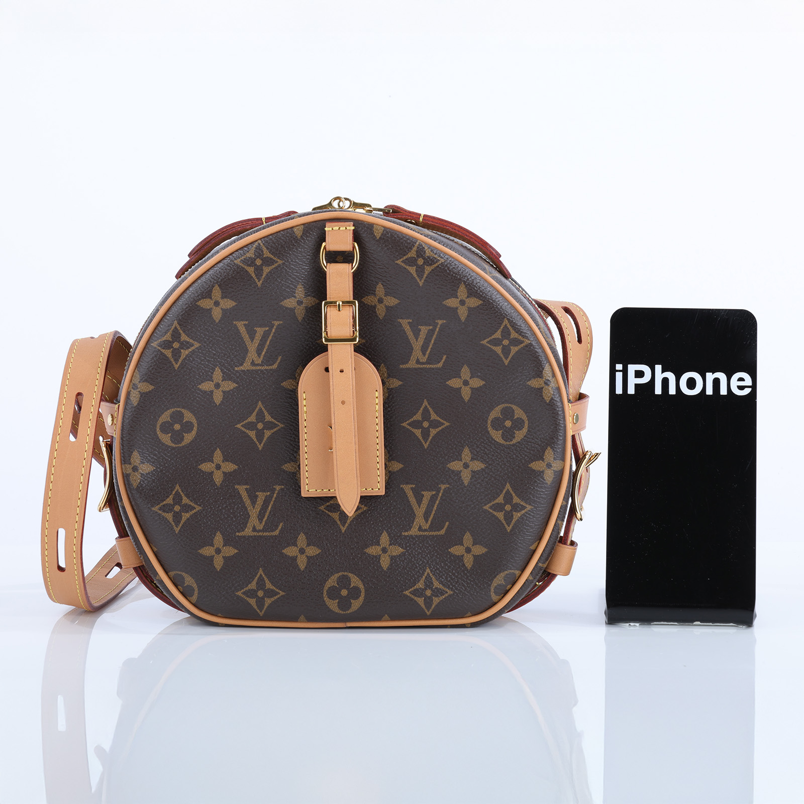 路易威登 LOUIS VUITTON Boite Chapeau Souple  經典帆布 肩背圓餅包 M52294 原花軟圓餅包 防塵袋/鎖組