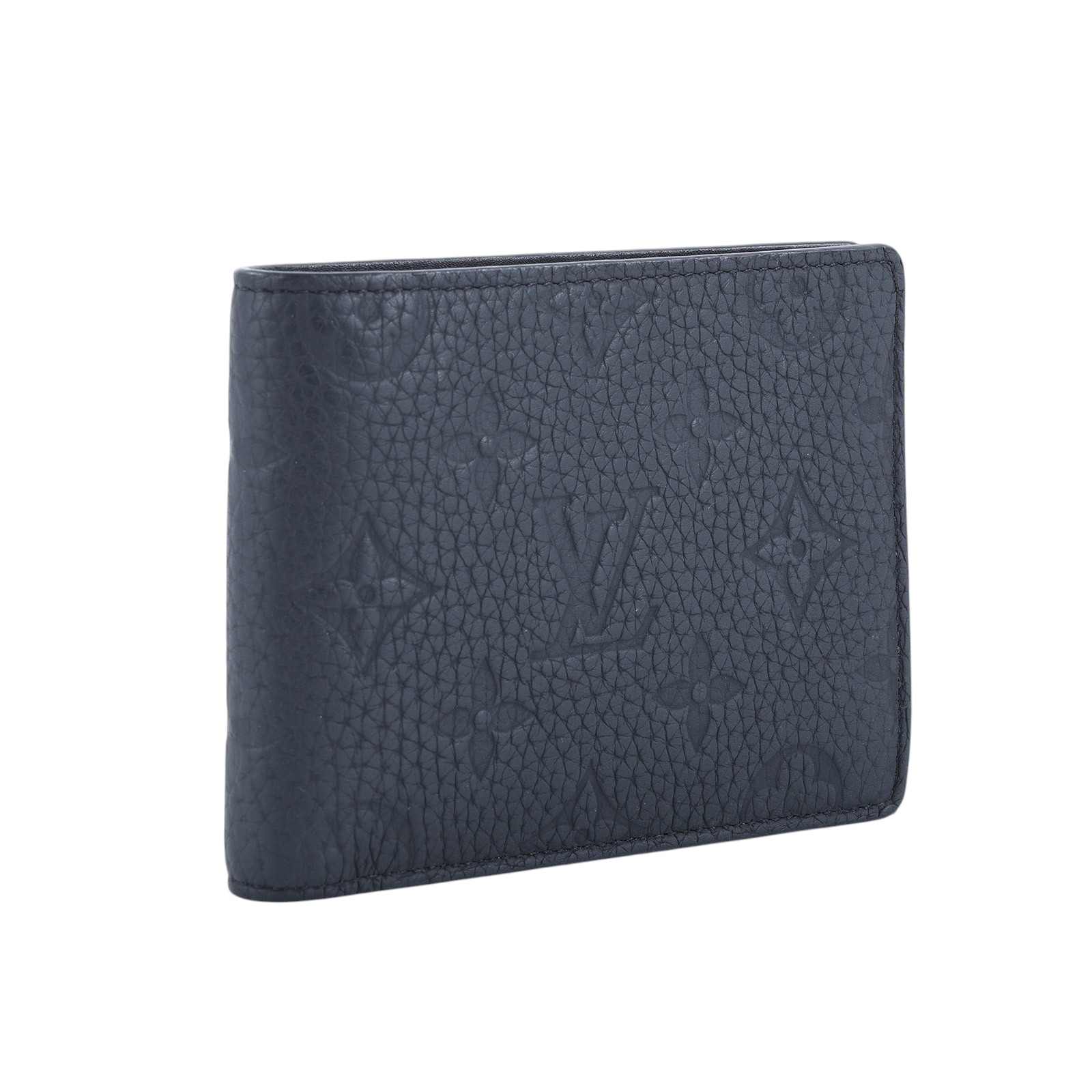 路易威登 LOUIS VUITTON Multiple 錢包 短夾 Taurillon Monogram 壓花牛皮  M82072 晶片款  防塵袋/原廠盒子