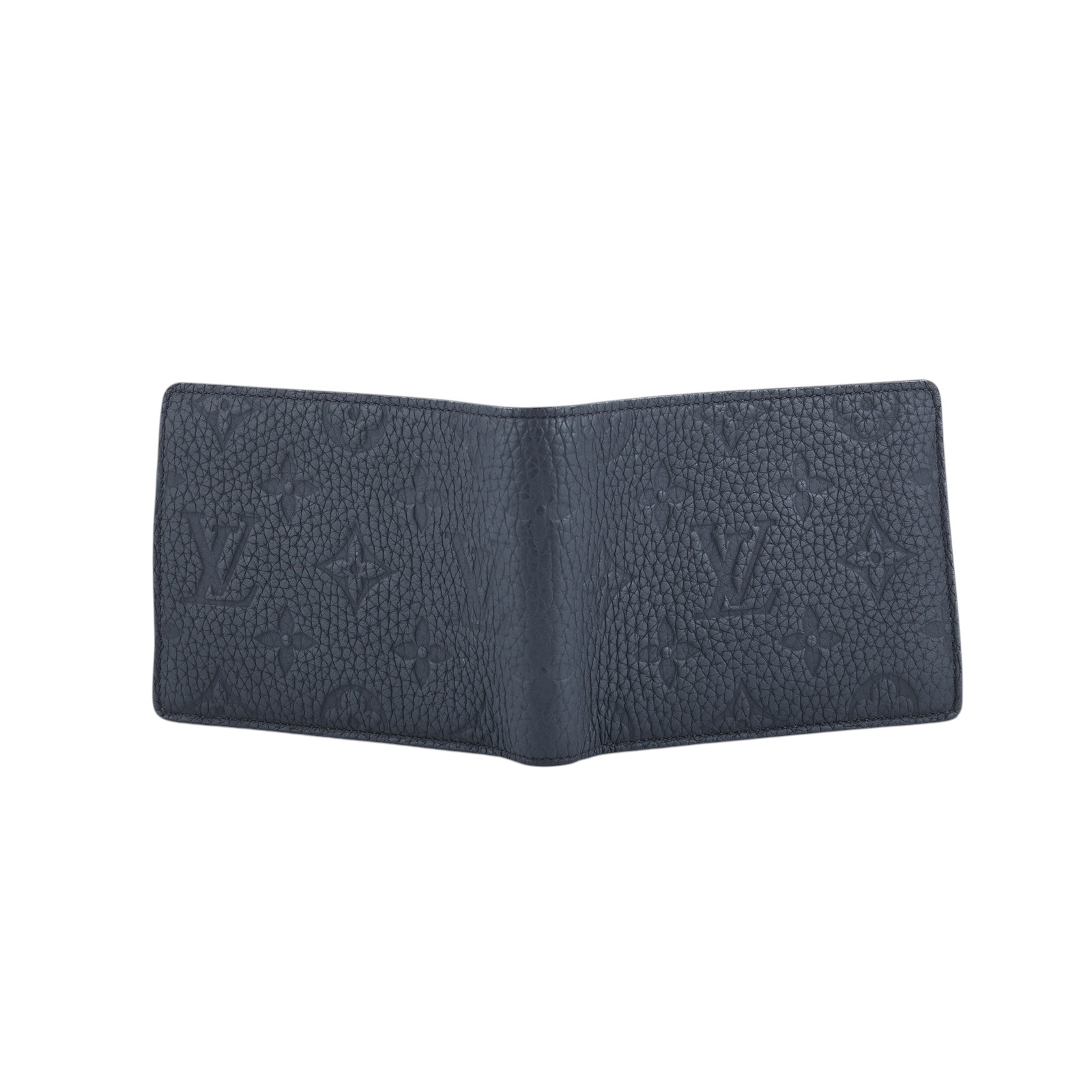 路易威登 LOUIS VUITTON Multiple 錢包 短夾 Taurillon Monogram 壓花牛皮  M82072 晶片款  防塵袋/原廠盒子