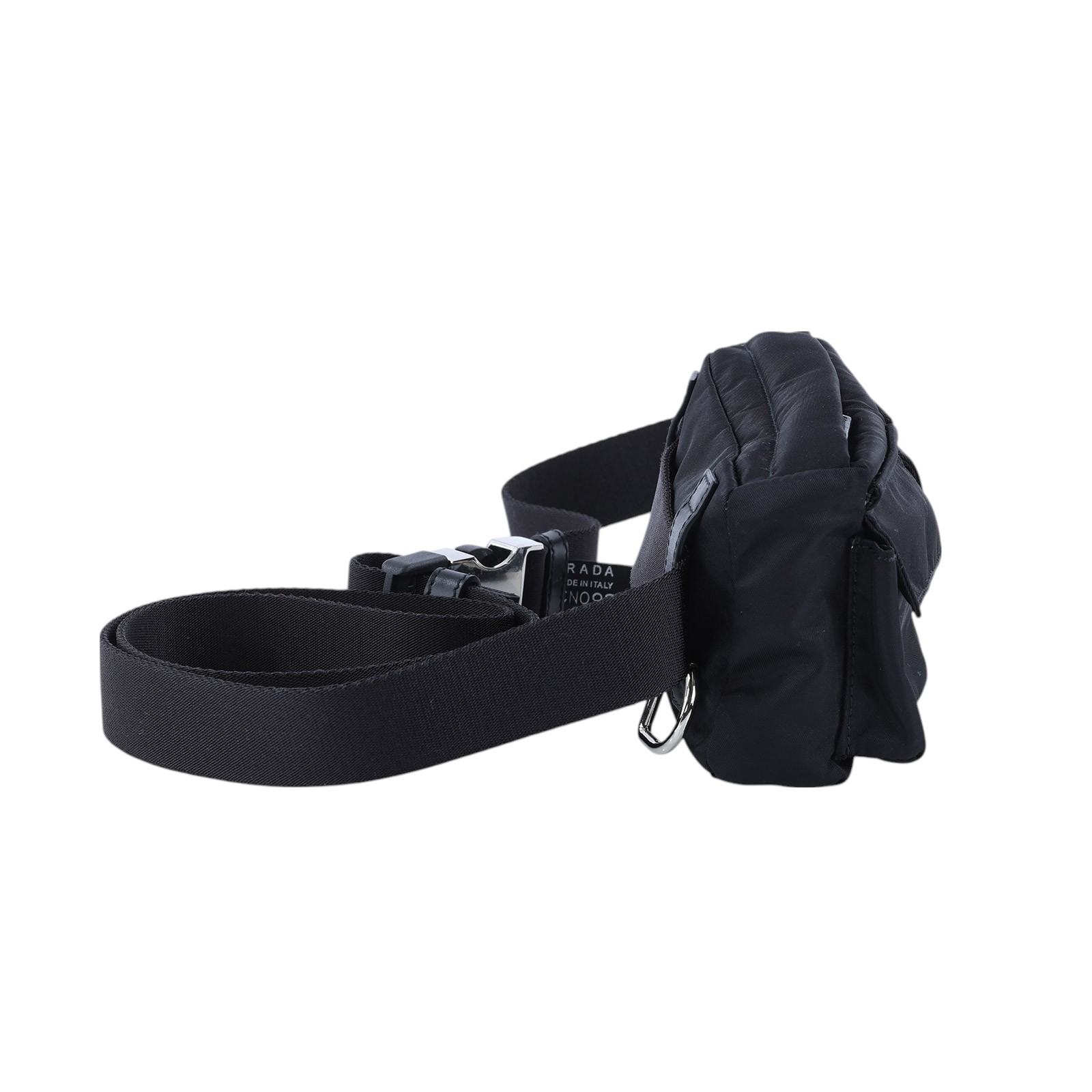 普拉達 PRADA Re-Nylon 腰包 2CN093_2CYU 黑尼龍迷你胸包 防塵袋