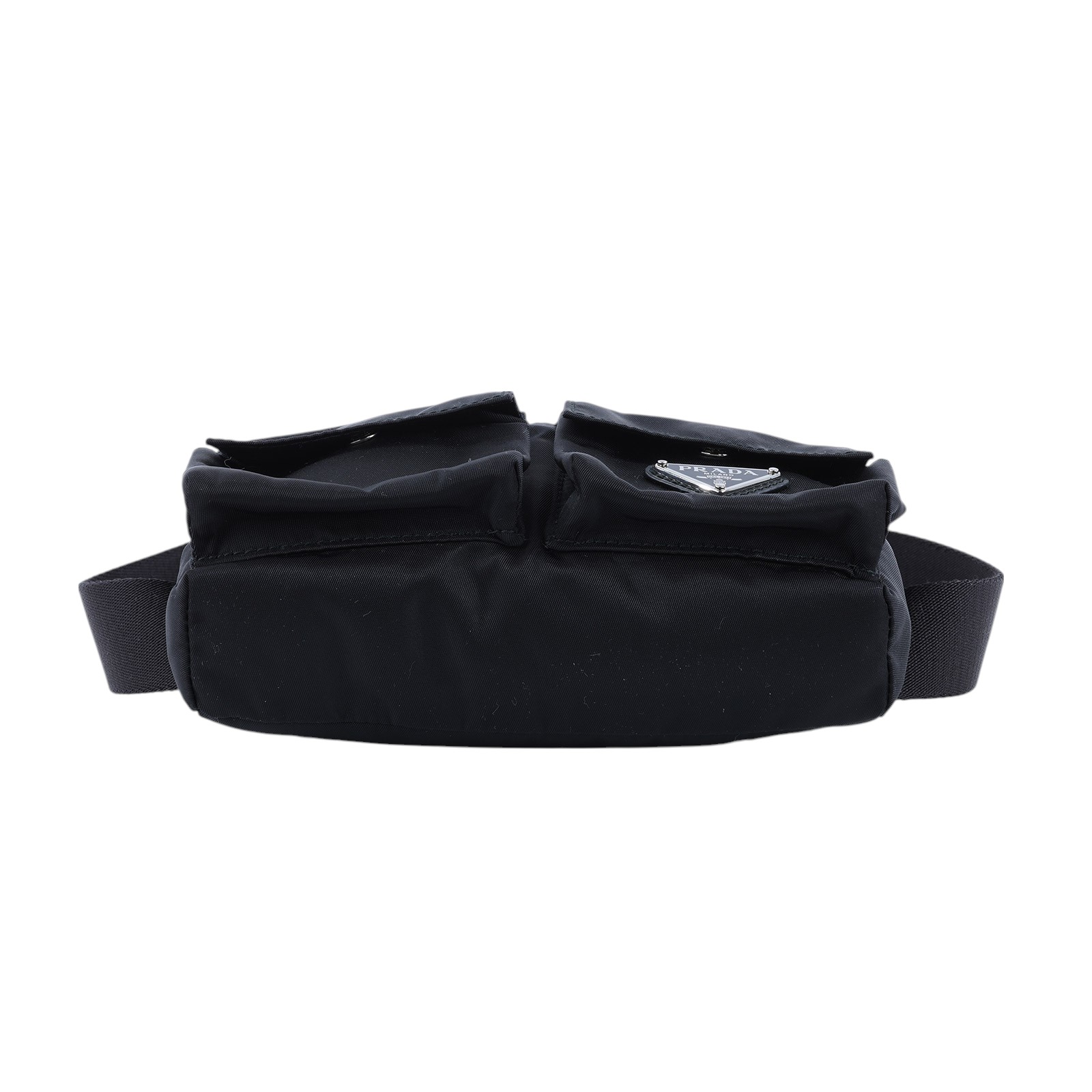 普拉達 PRADA Re-Nylon 腰包 2CN093_2CYU 黑尼龍迷你胸包 防塵袋