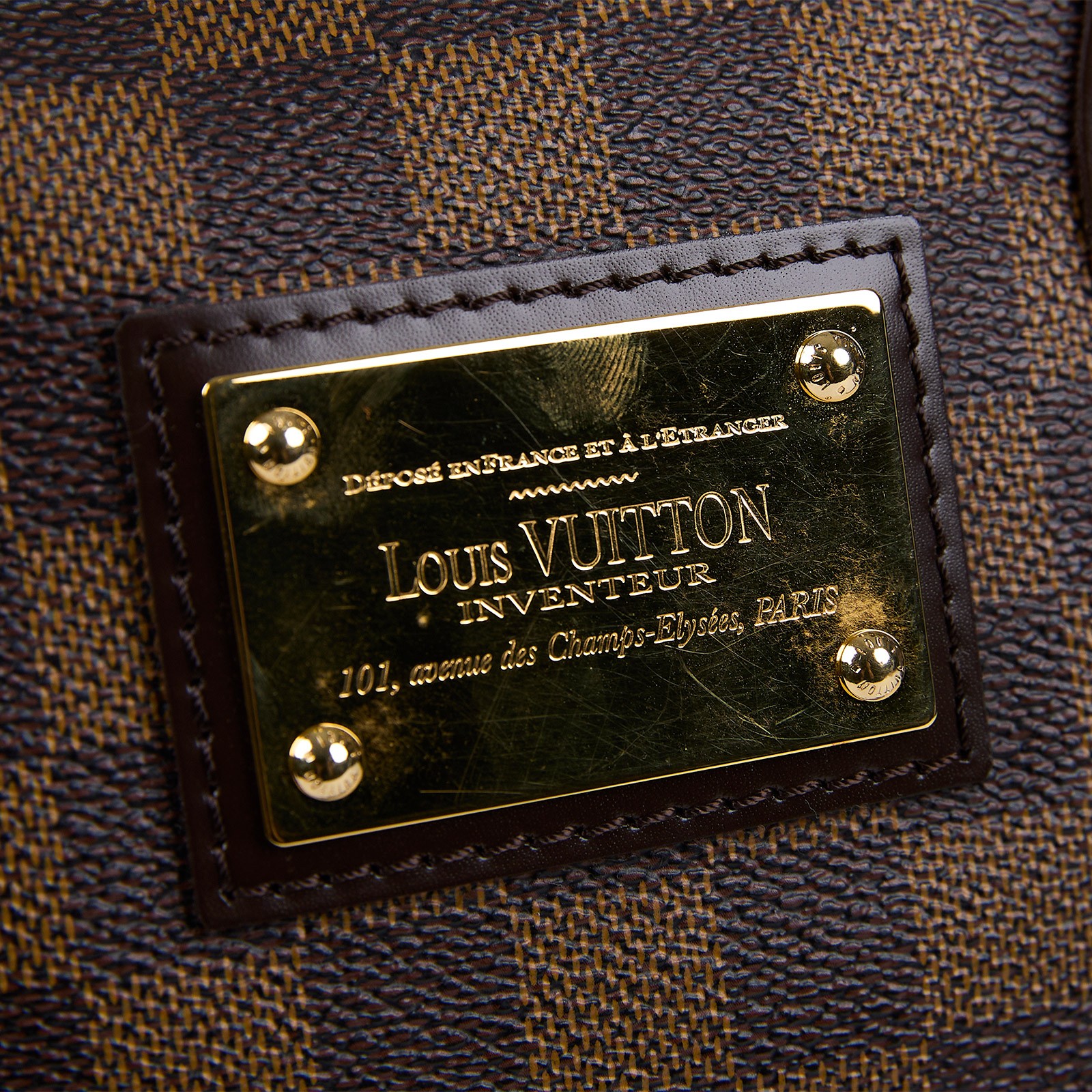 路易威登 LOUIS VUITTON Hampstead PM 肩背包 棕棋盤格  N51205 棕棋盤格Hampstead PM 肩背包 防塵袋