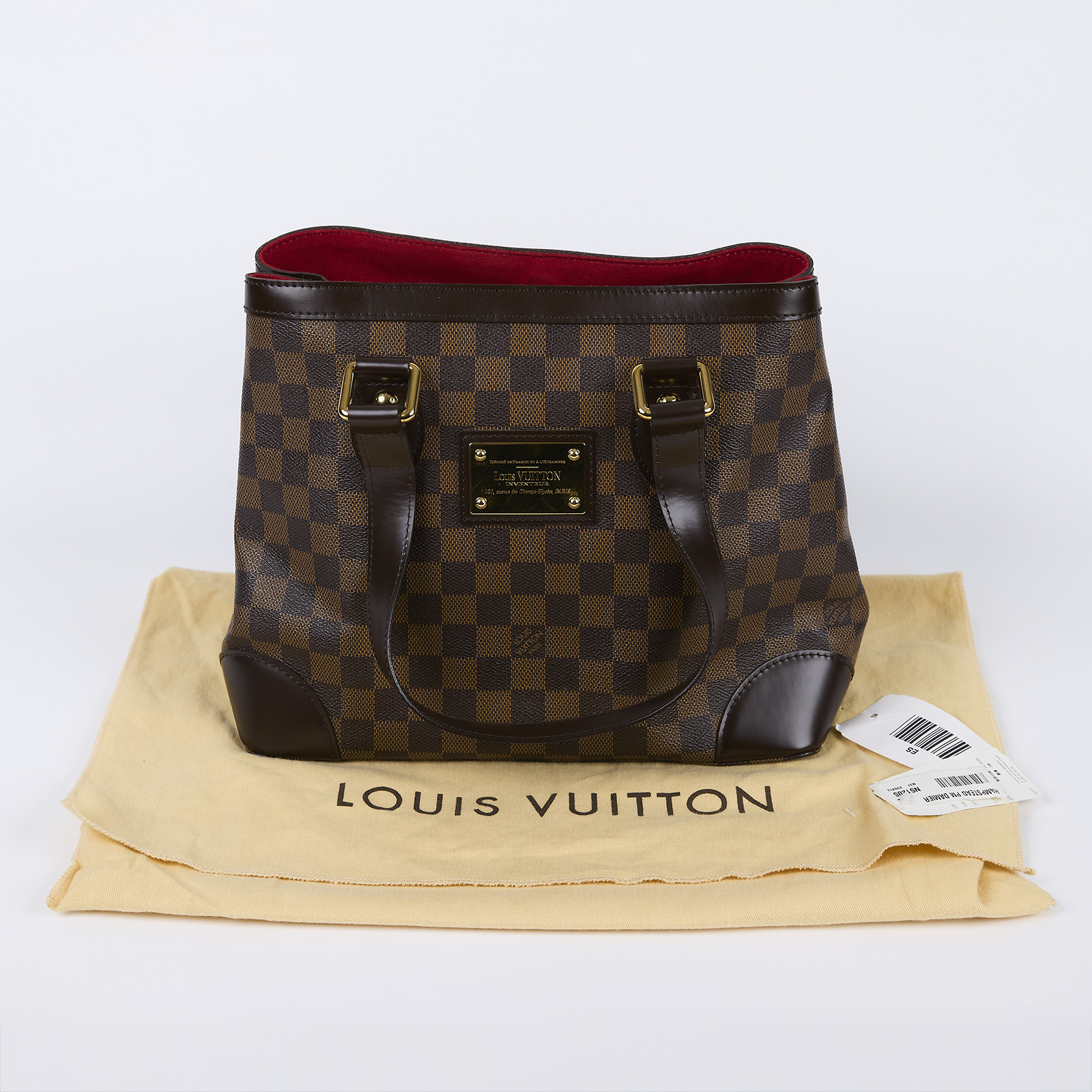 路易威登 LOUIS VUITTON Hampstead PM 肩背包 棕棋盤格  N51205 棕棋盤格Hampstead PM 肩背包 防塵袋
