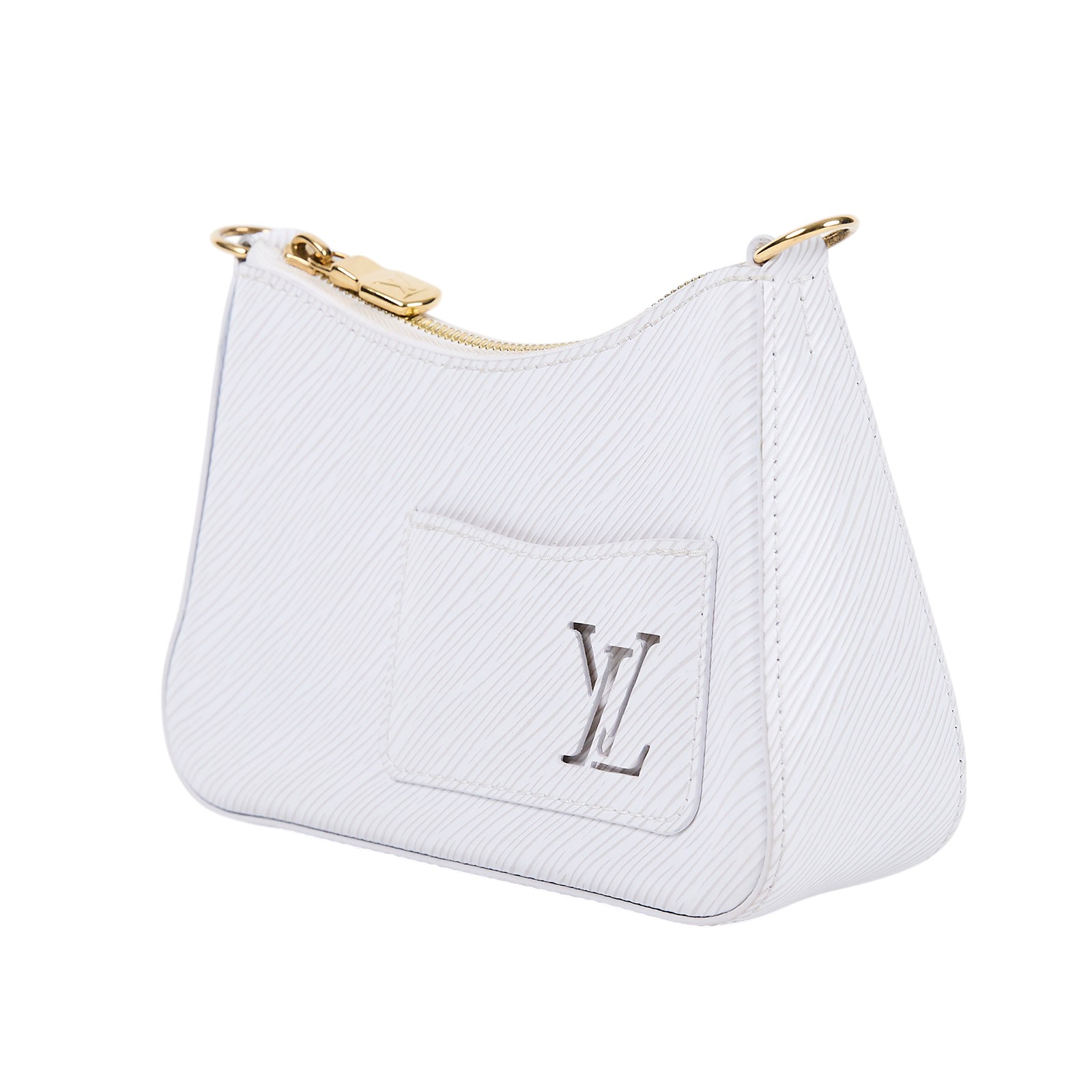 路易威登 LOUIS VUITTON LV x TM 村上隆聯名 Marellini 手提包 白色 M13100 晶片款  原廠盒子/防塵袋