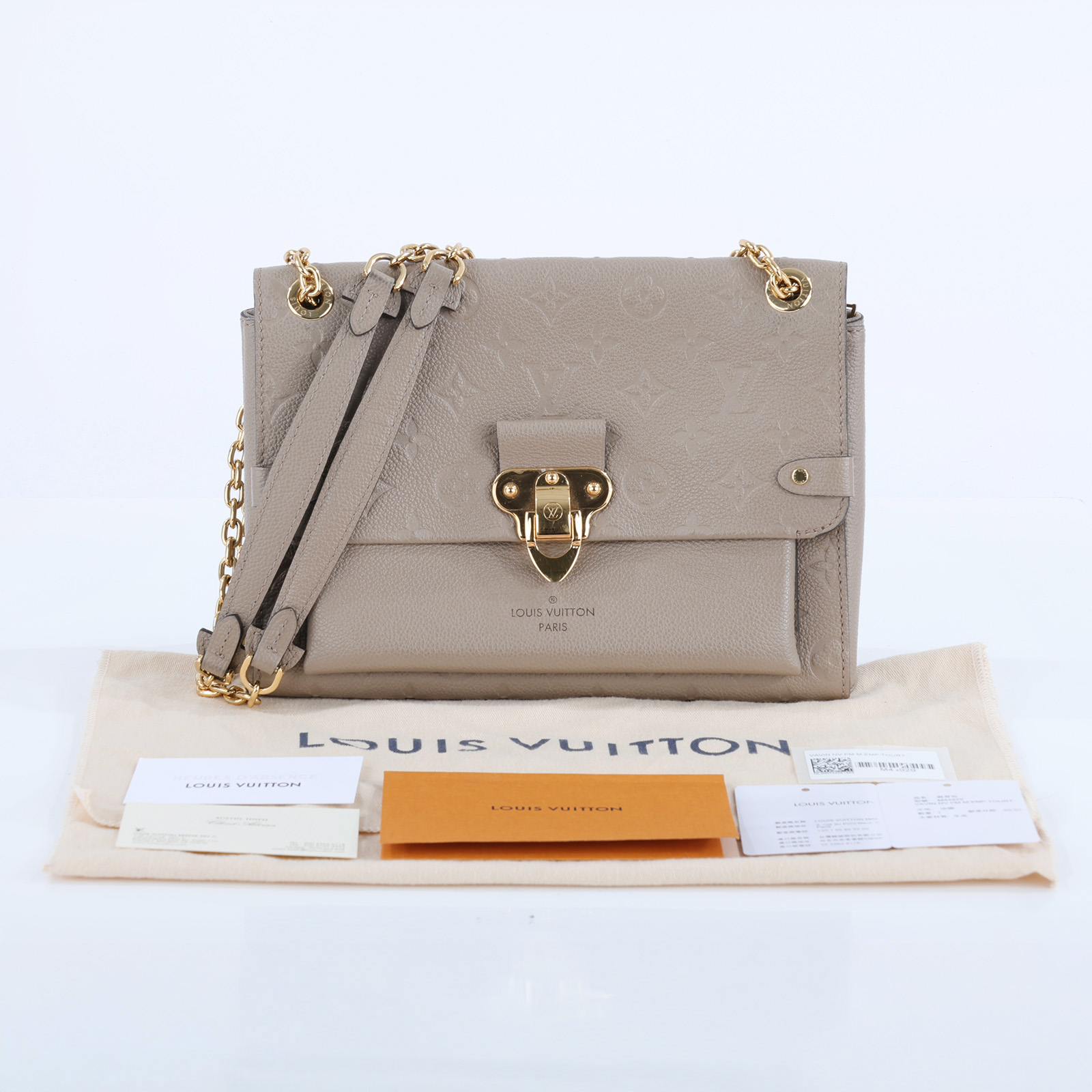 路易威登 LOUIS VUITTON Vavin 肩背包 小型  M44929 斑鳩灰VAVIN肩背包 防塵袋