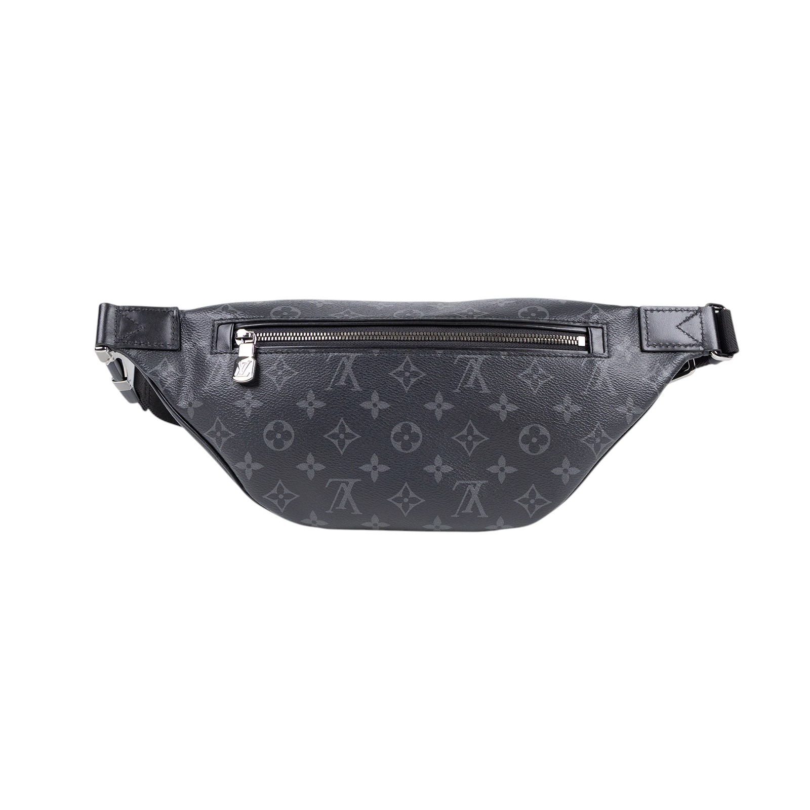 路易威登 LOUIS VUITTON Discovery PM 腰包 Monogram Eclipse 黑色 M46035 晶片款  原廠盒子/防塵袋/國外購買證明